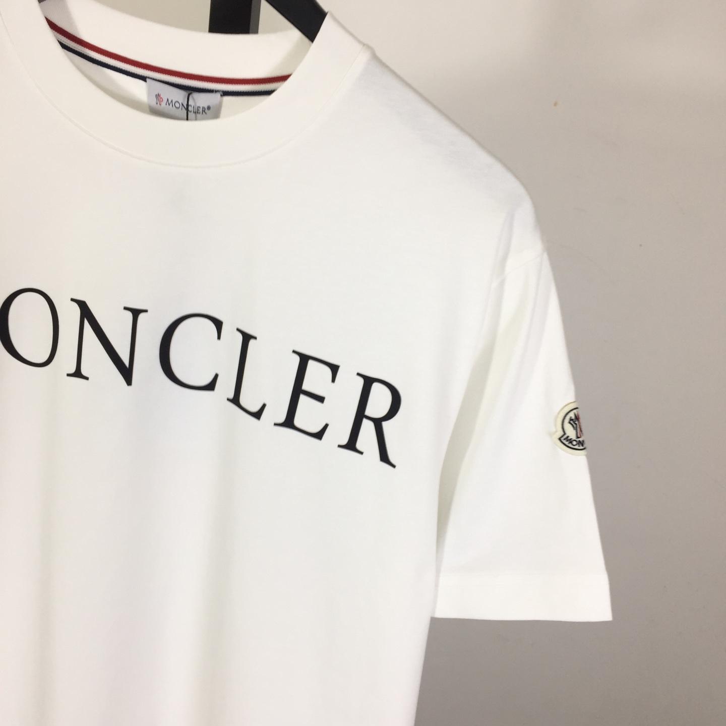 Moncler Logo Cotton T-shirt - EUR FASHION