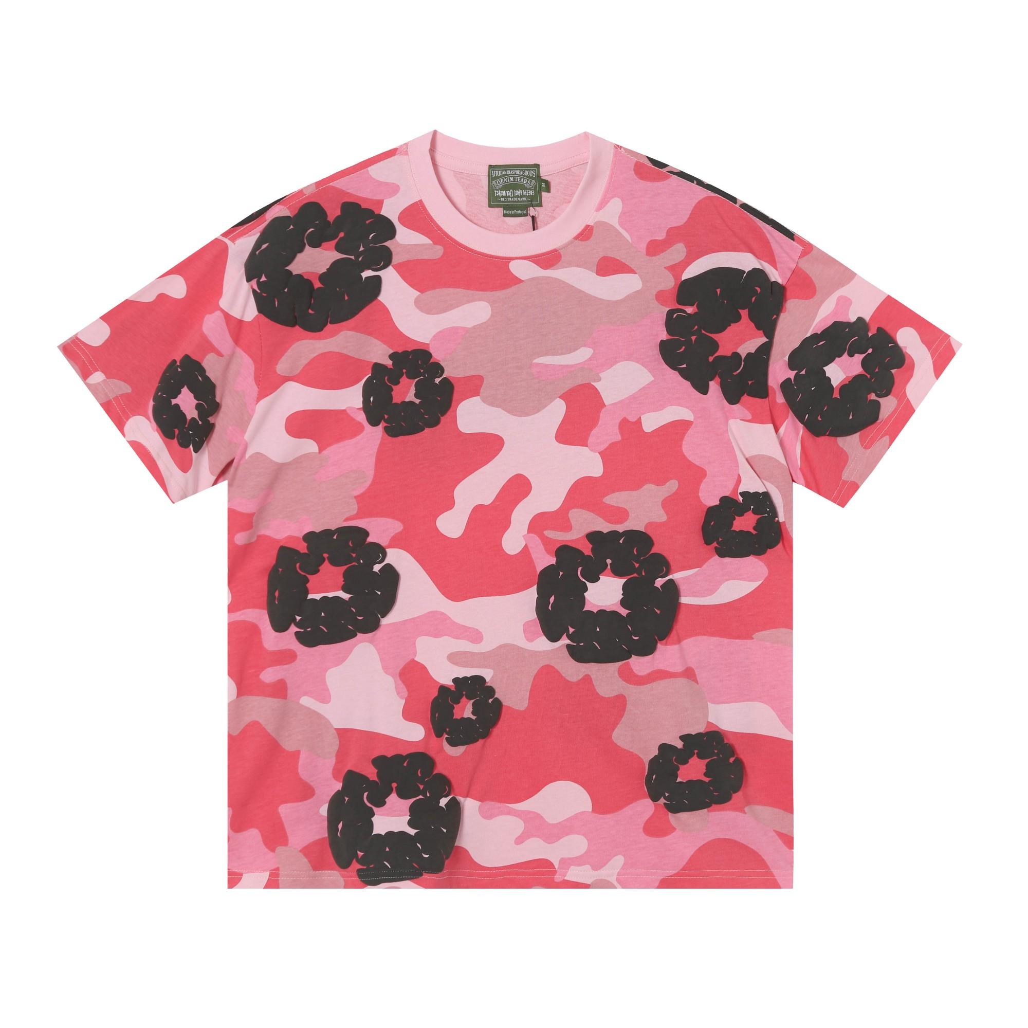 Denim Tears Camo Cotton T-shirt  - EUR FASHION