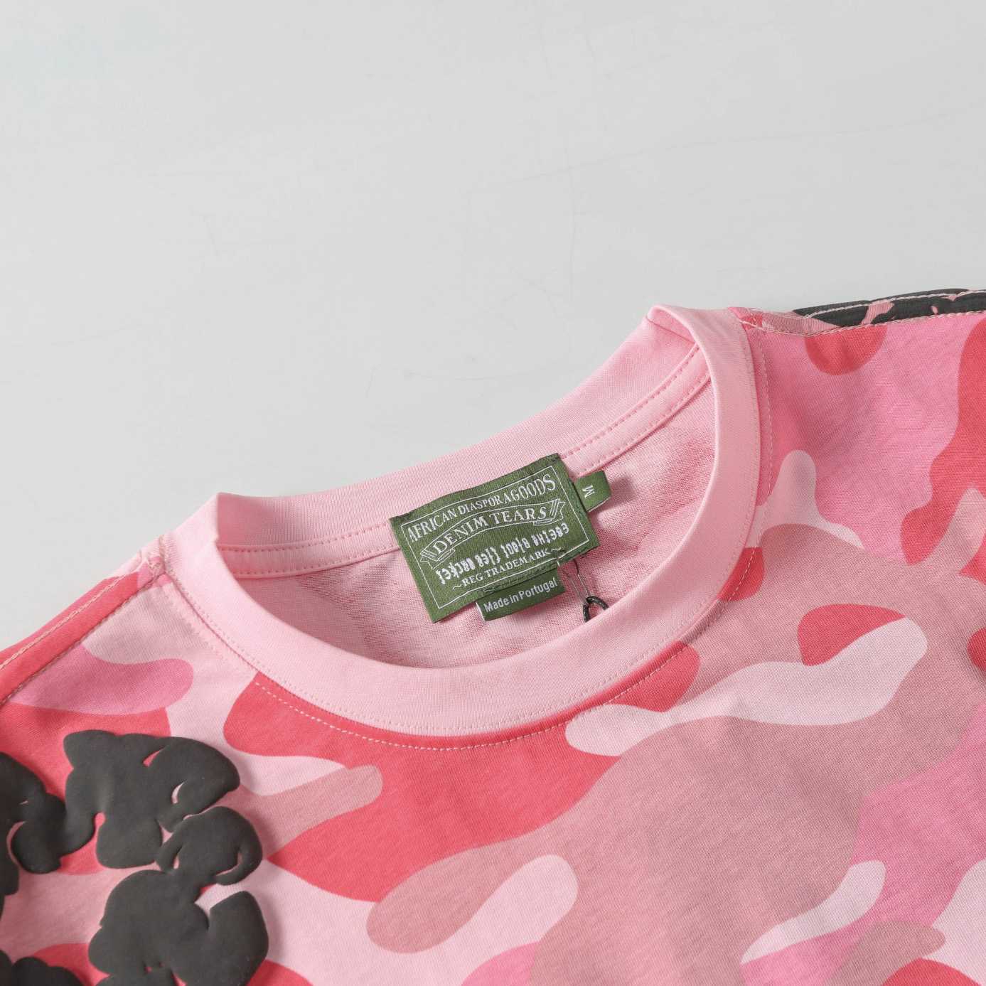 Denim Tears Camo Cotton T-shirt  - EUR FASHION
