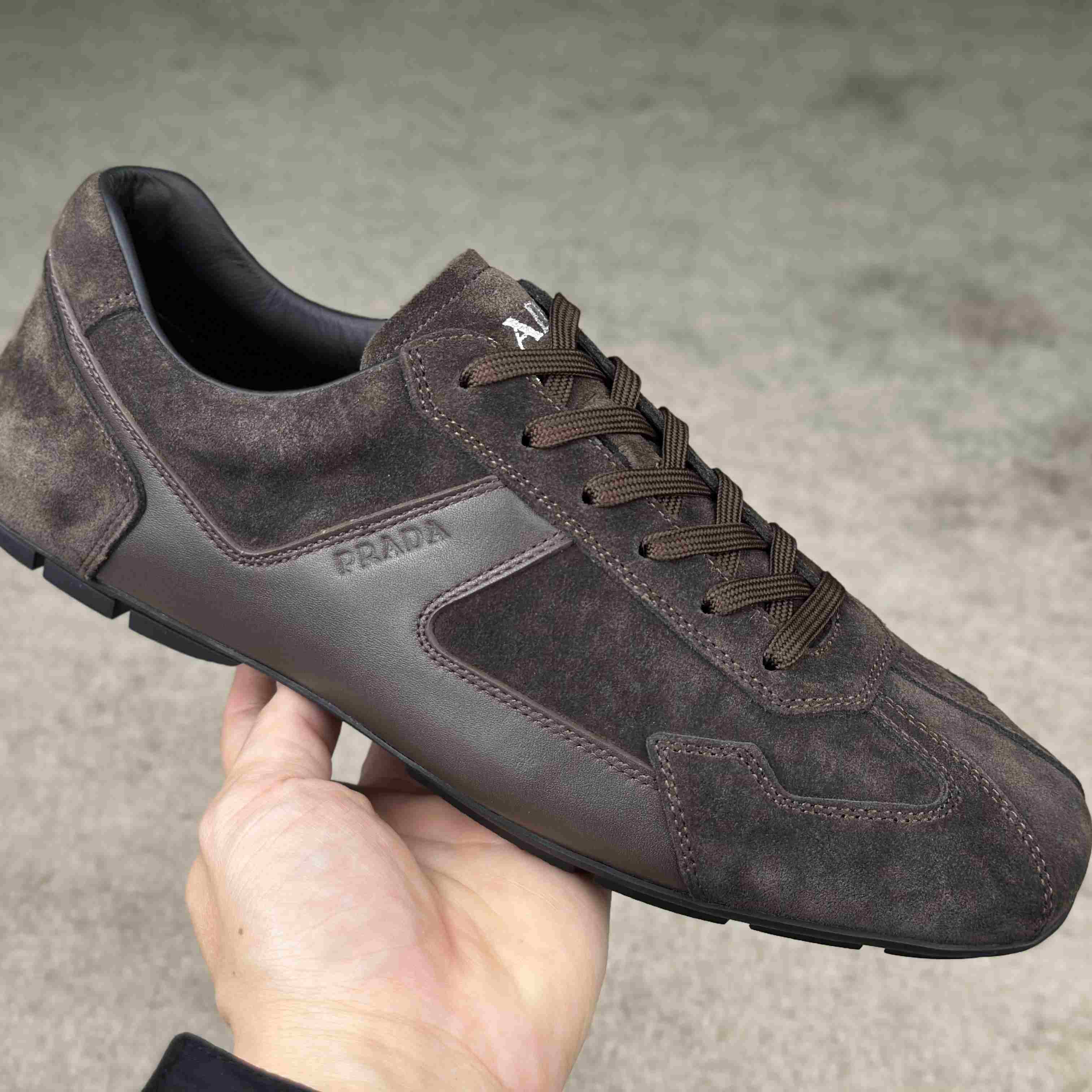 Prada Leather Male Sneaker - EUR FASHION
