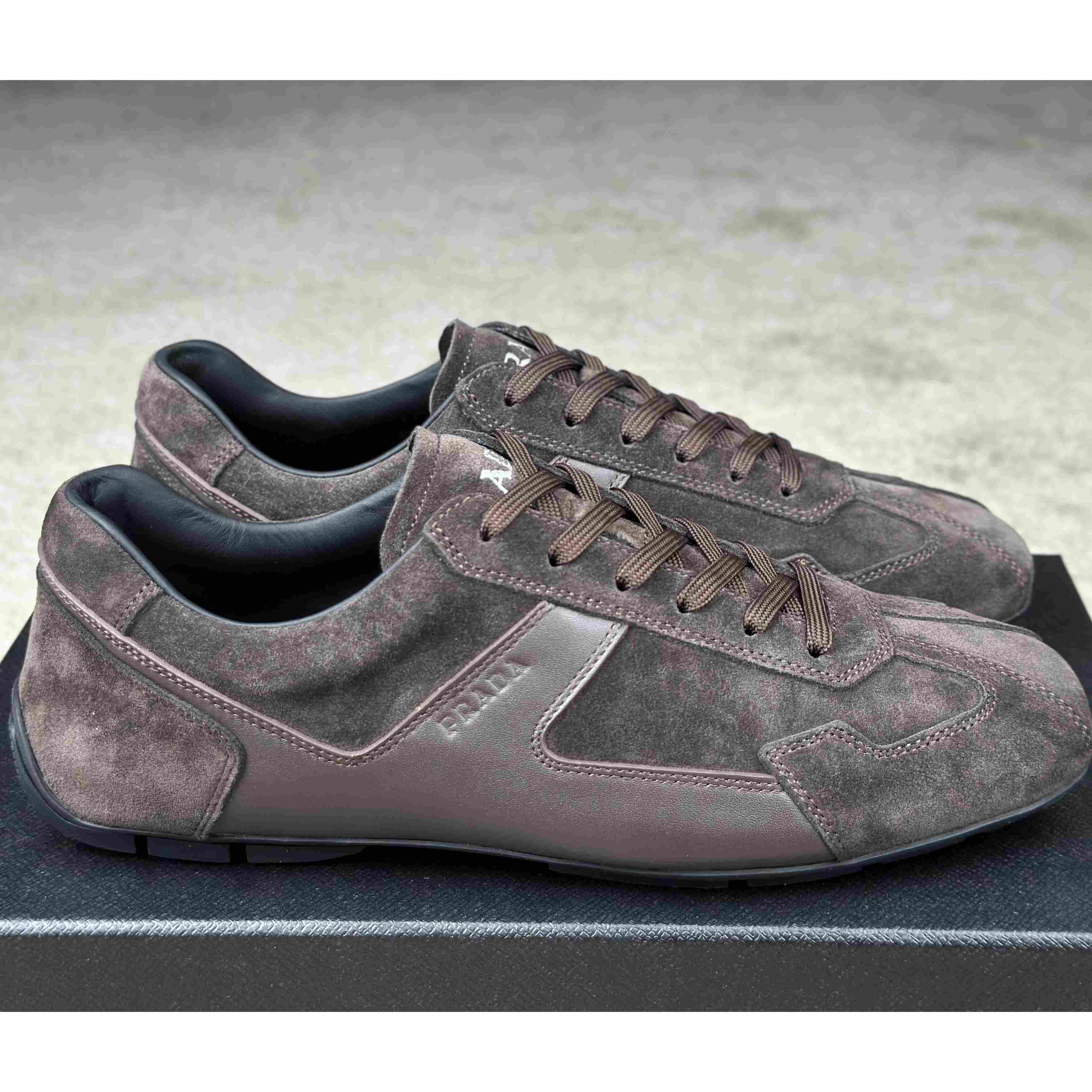 Prada Leather Male Sneaker - EUR FASHION