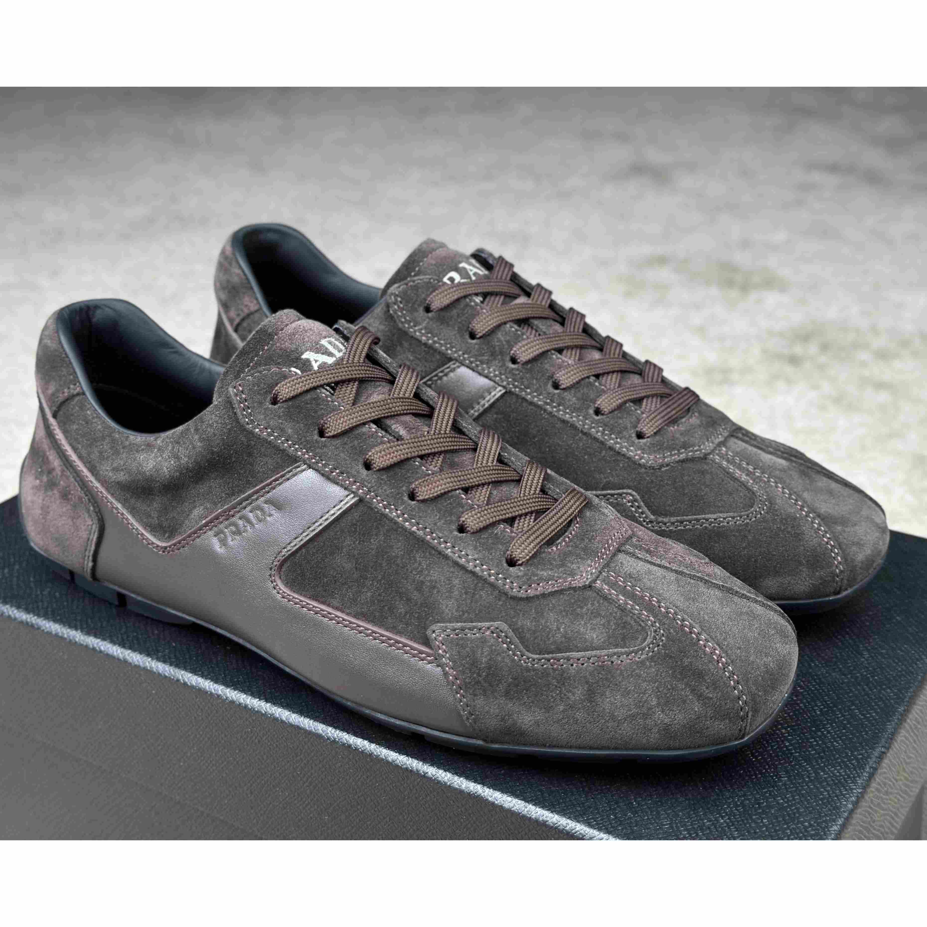 Prada Leather Male Sneaker - EUR FASHION