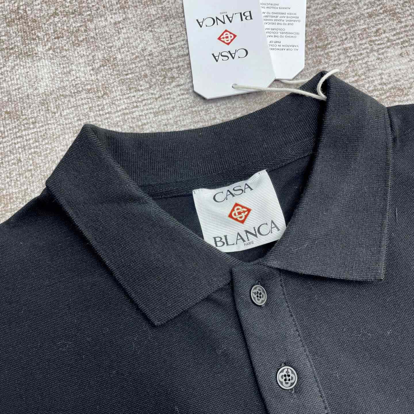 Casablanca Logo Piqué Polo Shirt   c999 - EUR FASHION