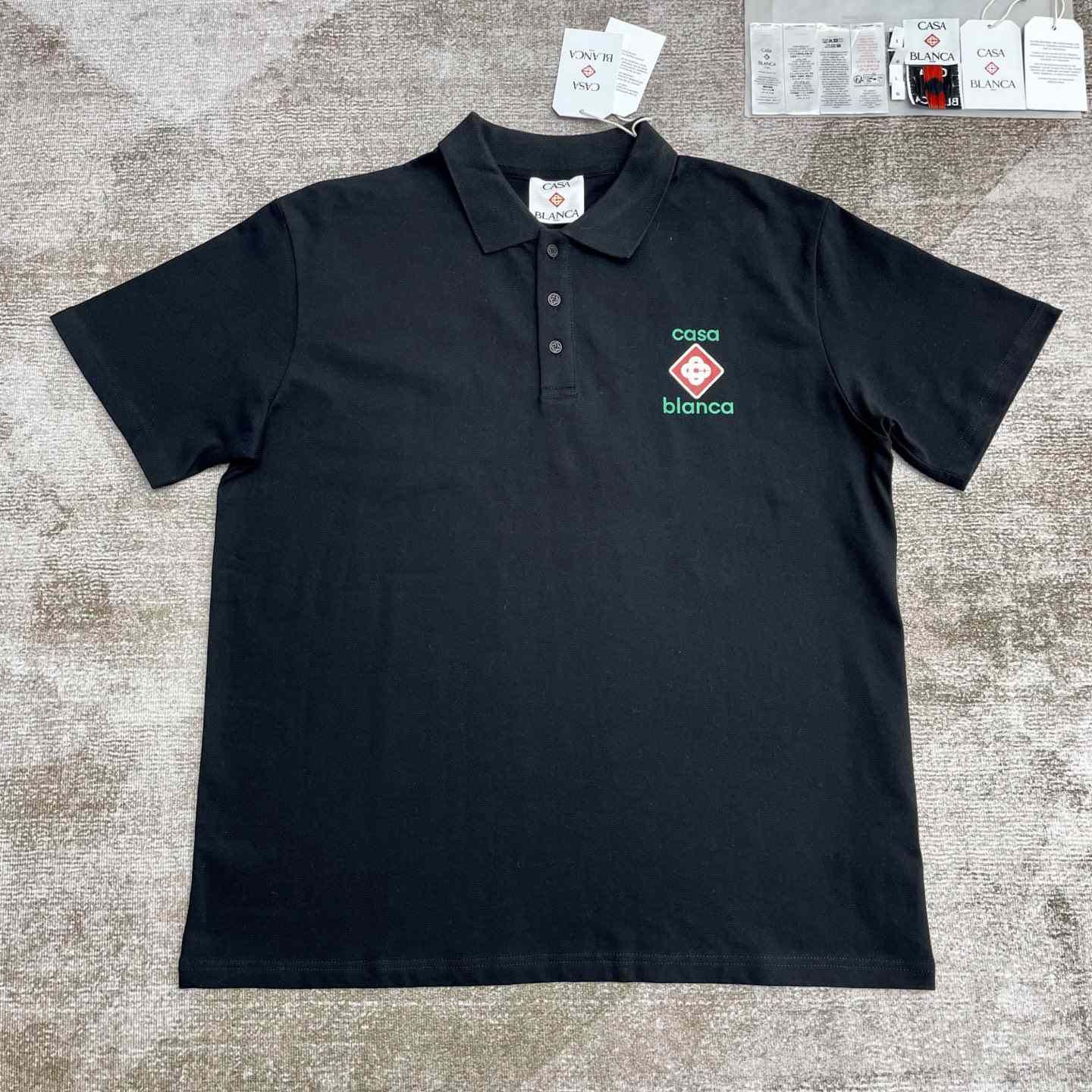 Casablanca Logo Piqué Polo Shirt   c999 - EUR FASHION