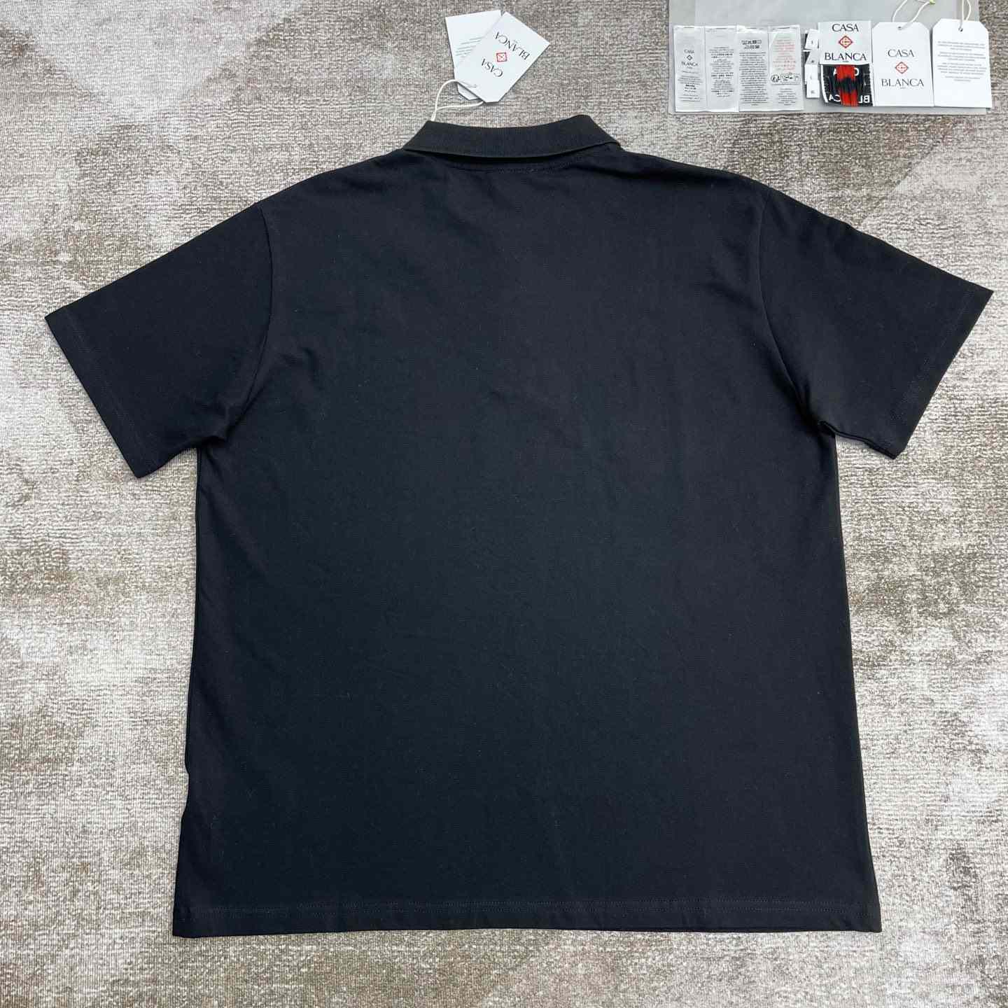 Casablanca Logo Piqué Polo Shirt   c999 - EUR FASHION