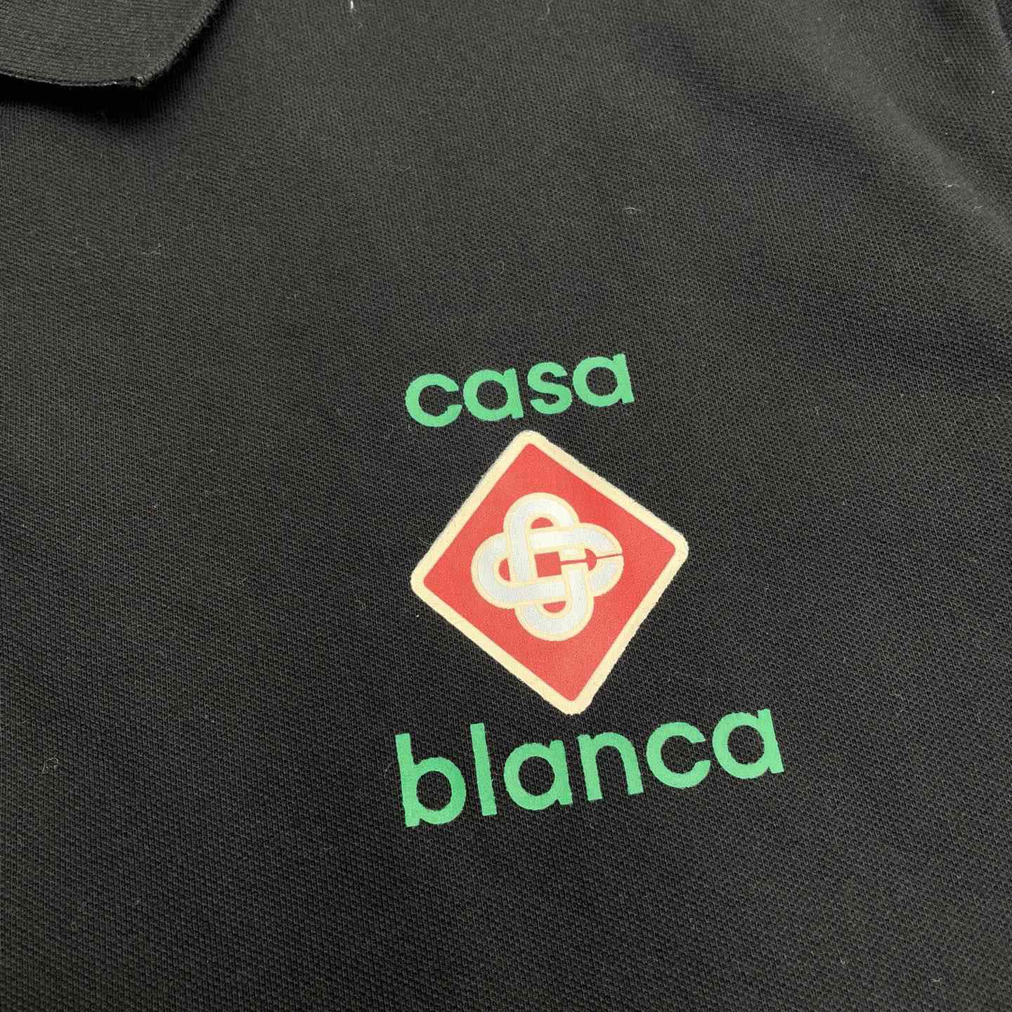 Casablanca Logo Piqué Polo Shirt   c999 - EUR FASHION