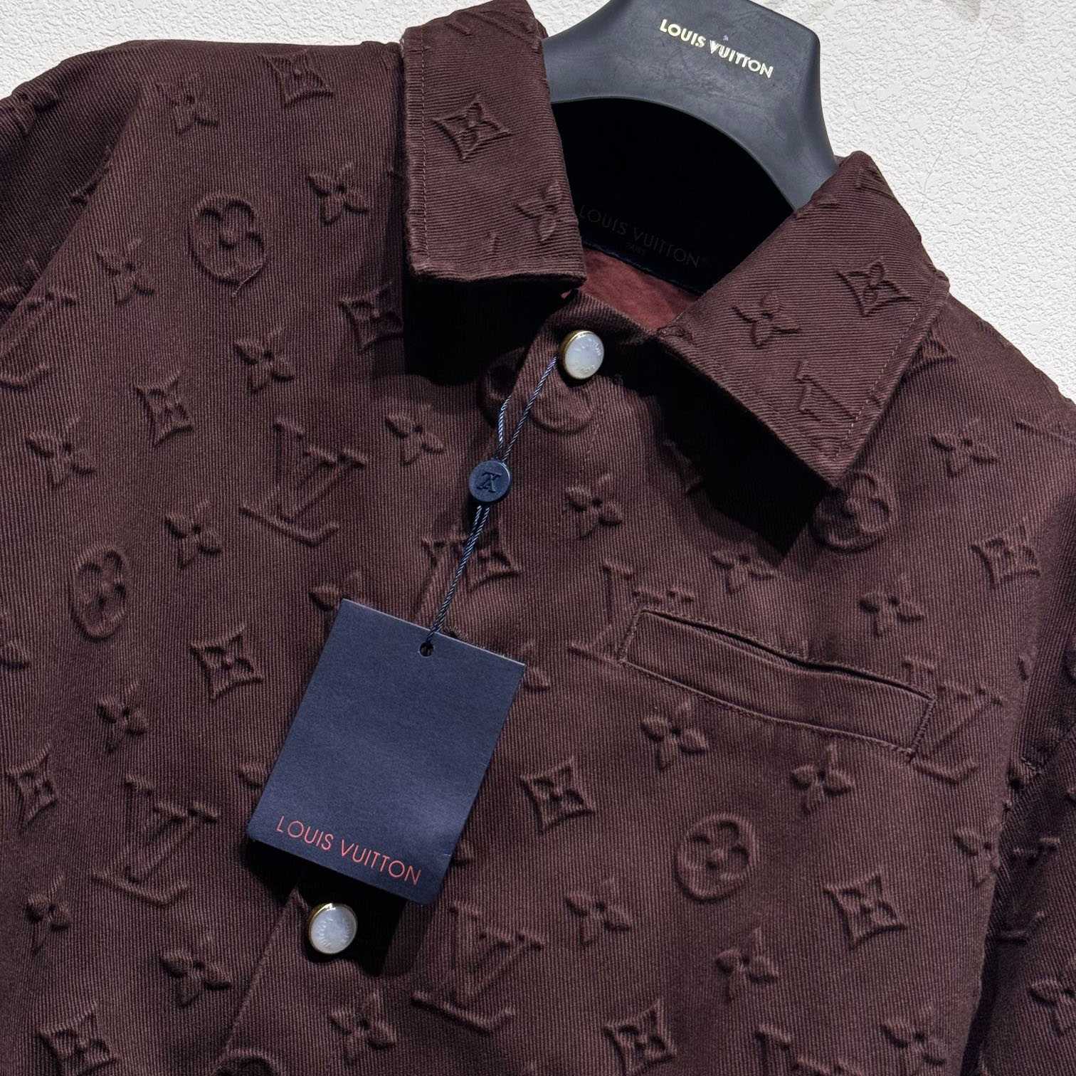 Louis Vuitton Monogram Embossed Overshirt    - EUR FASHION
