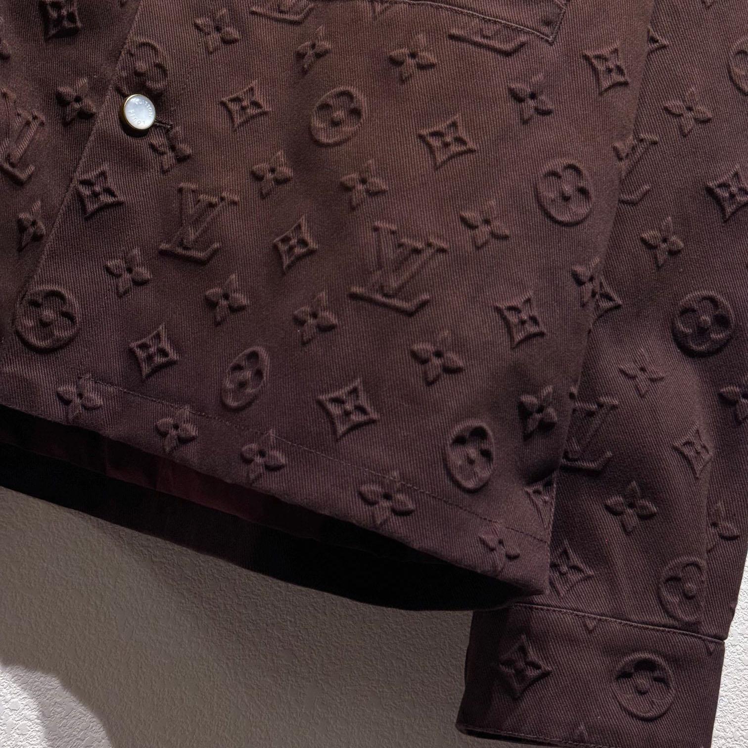 Louis Vuitton Monogram Embossed Overshirt    - EUR FASHION