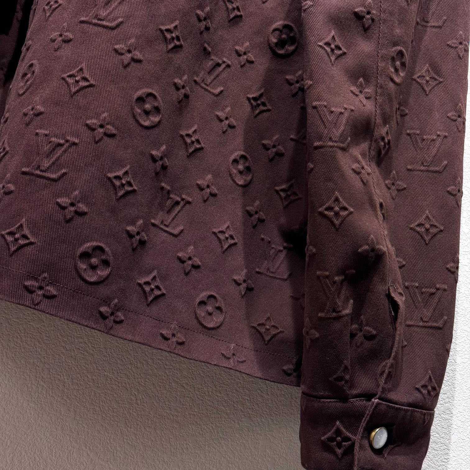 Louis Vuitton Monogram Embossed Overshirt    - EUR FASHION