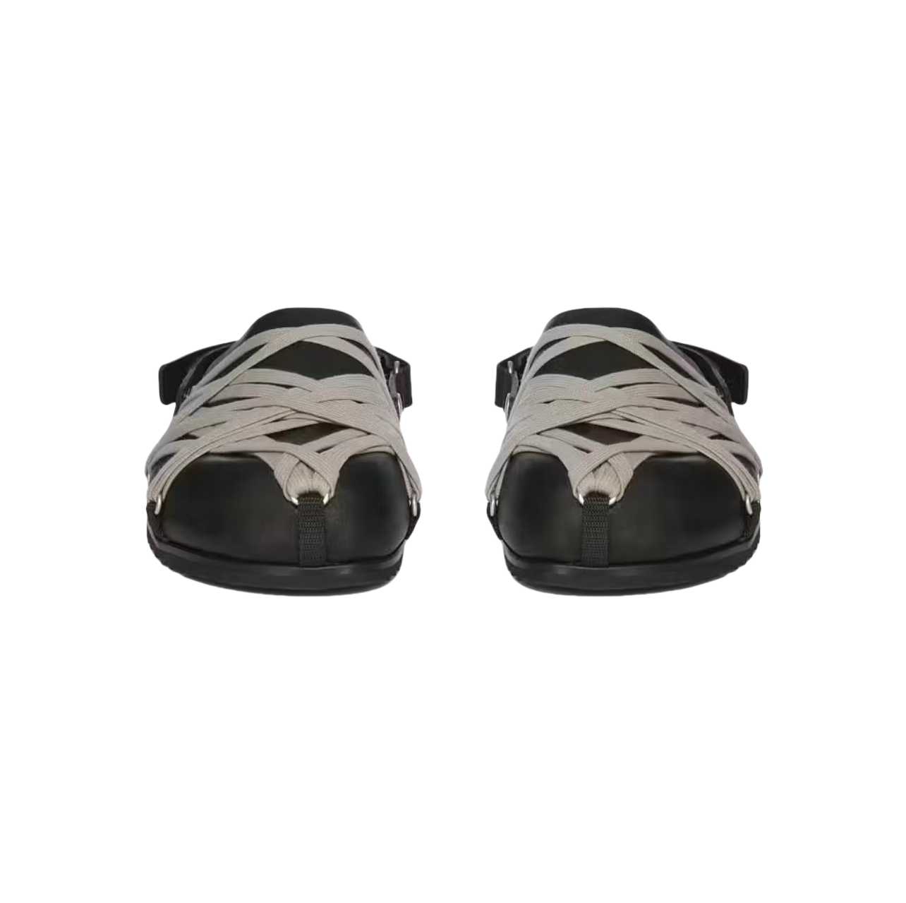 Rick Owens Hollywood Megalaced Mule Granola 'Black' - EUR FASHION