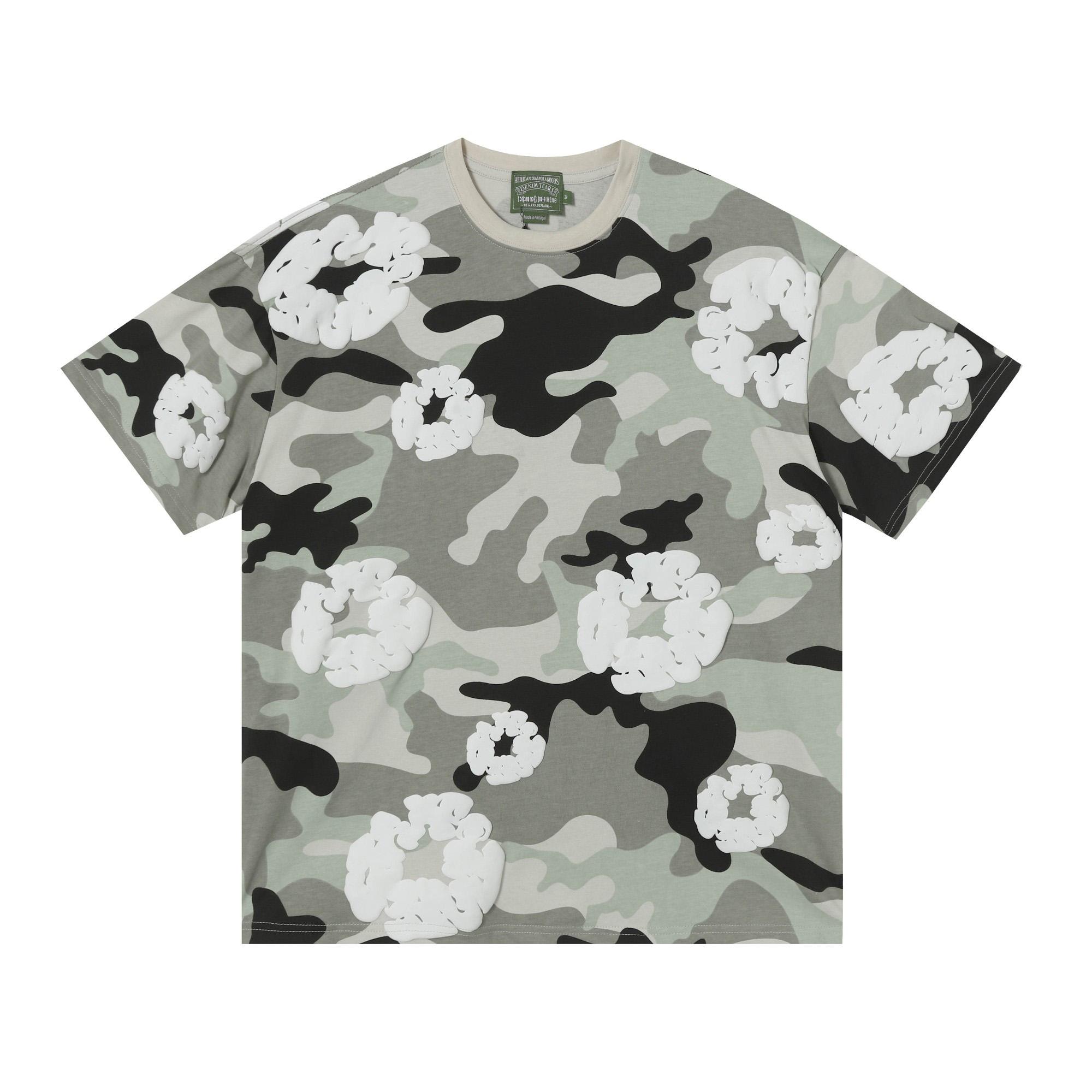 Denim Tears Camo Cotton T-shirt  - EUR FASHION