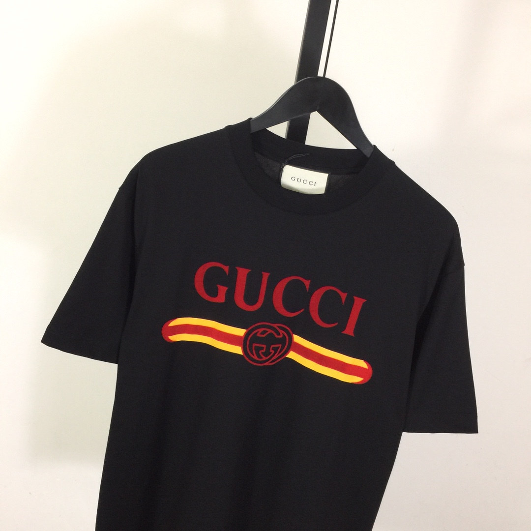 Gucci Printed Cotton Jersey T-shirt - EUR FASHION