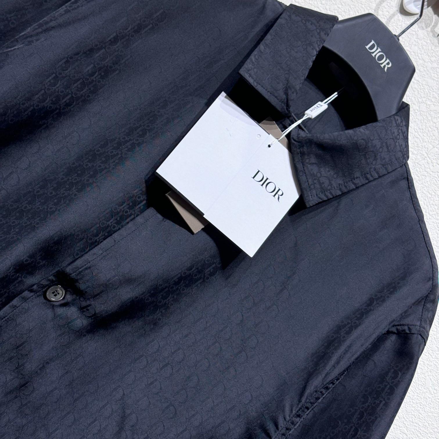 Dior Oblique Short-Sleeved Shirt  - EUR FASHION