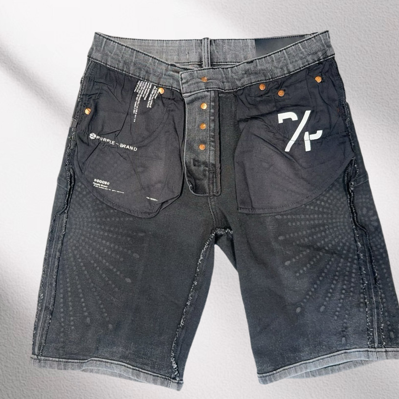 Purple-Brand Denim Shorts    6012 - EUR FASHION
