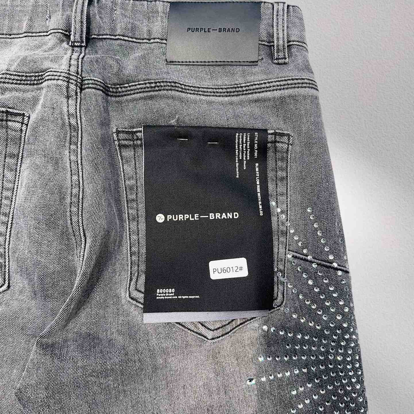 Purple-Brand Denim Shorts    6012 - EUR FASHION