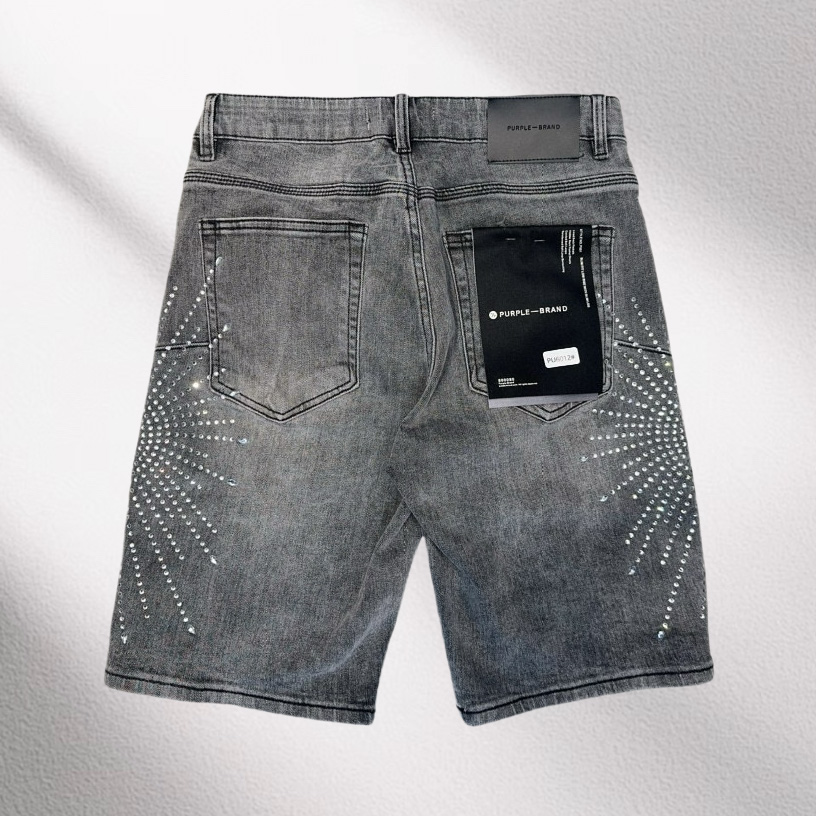 Purple-Brand Denim Shorts    6012 - EUR FASHION
