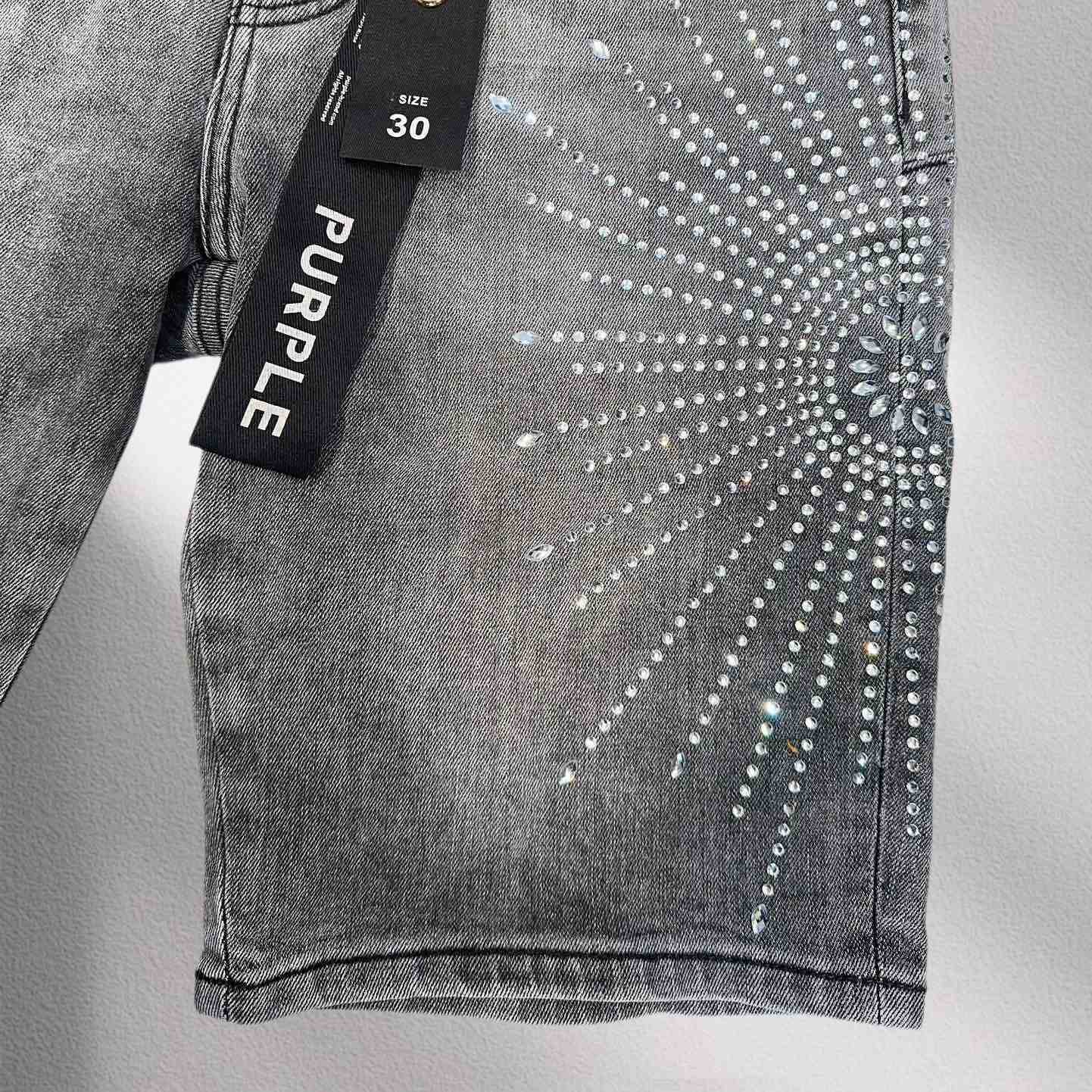 Purple-Brand Denim Shorts    6012 - EUR FASHION