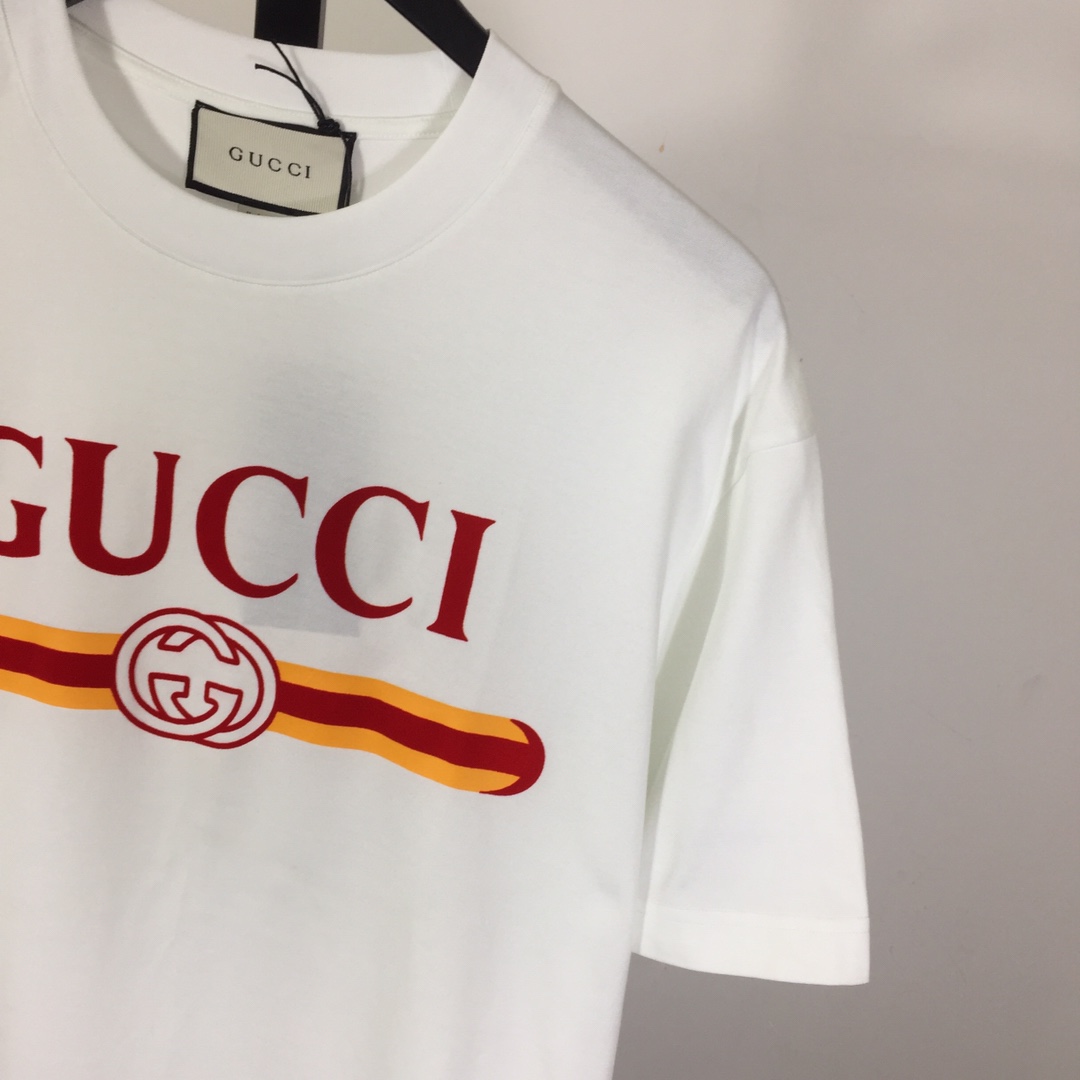 Gucci Printed Cotton Jersey T-shirt - EUR FASHION