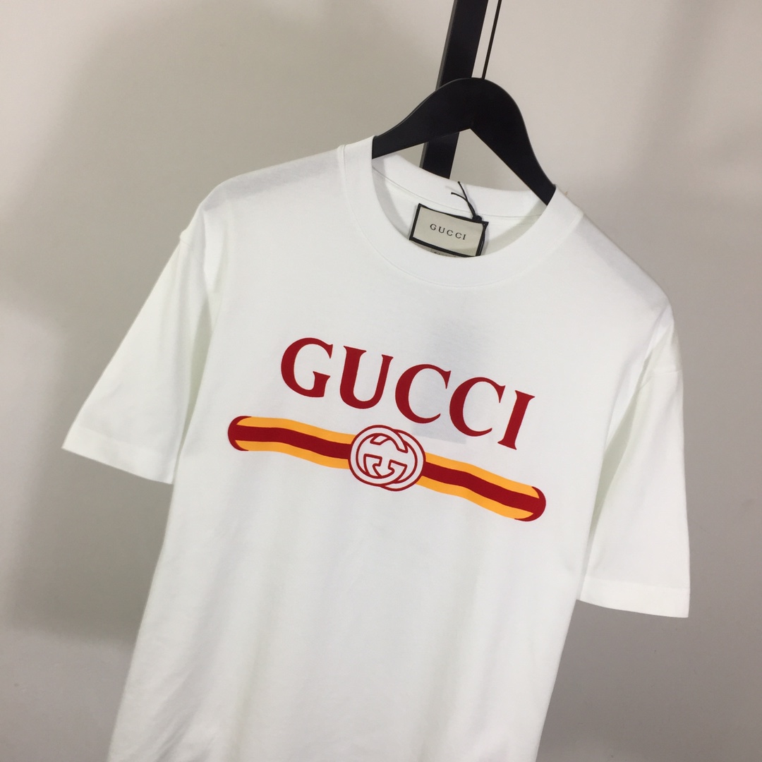 Gucci Printed Cotton Jersey T-shirt - EUR FASHION