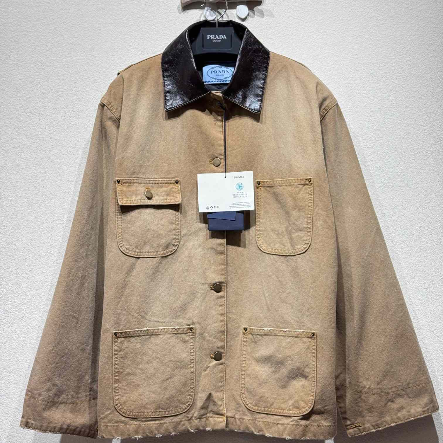 Prada Distressed Canvas Jacket - EUR FASHION