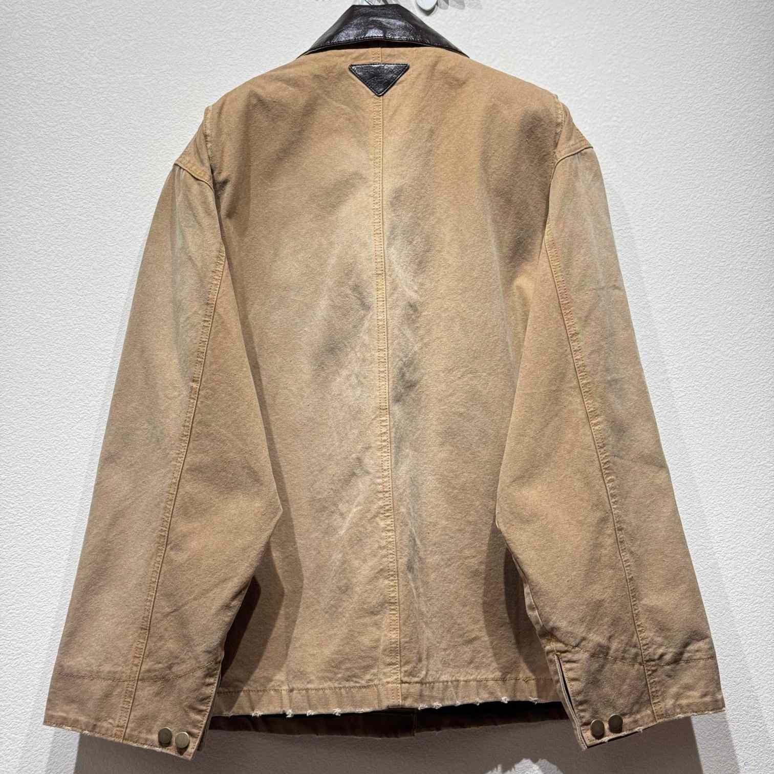 Prada Distressed Canvas Jacket - EUR FASHION