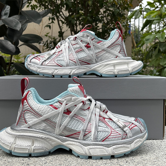 Balenciaga 3XL Extreme Laces B Sneaker In White - EUR FASHION