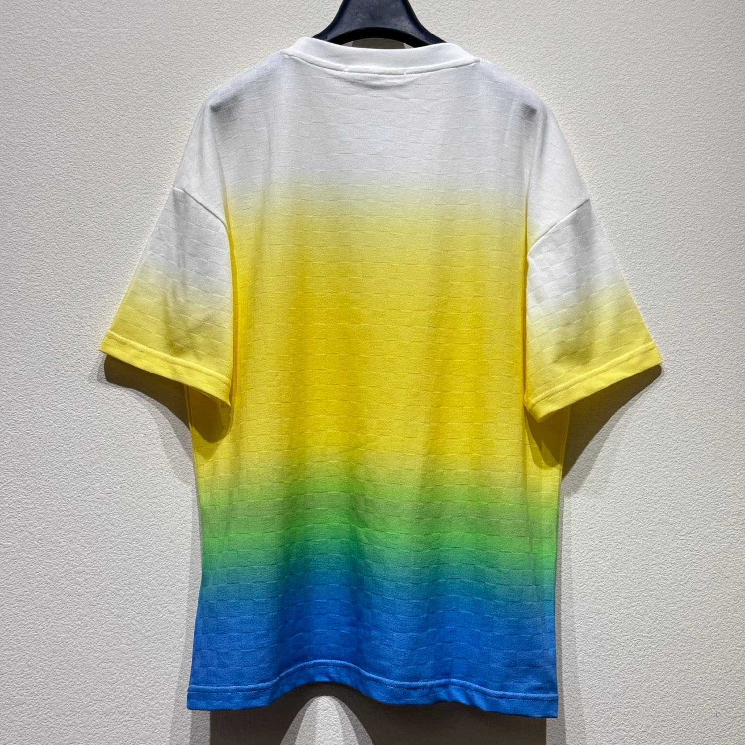Louis Vuitton Damier Gradient Jacquard Cotton T-Shirt   - EUR FASHION