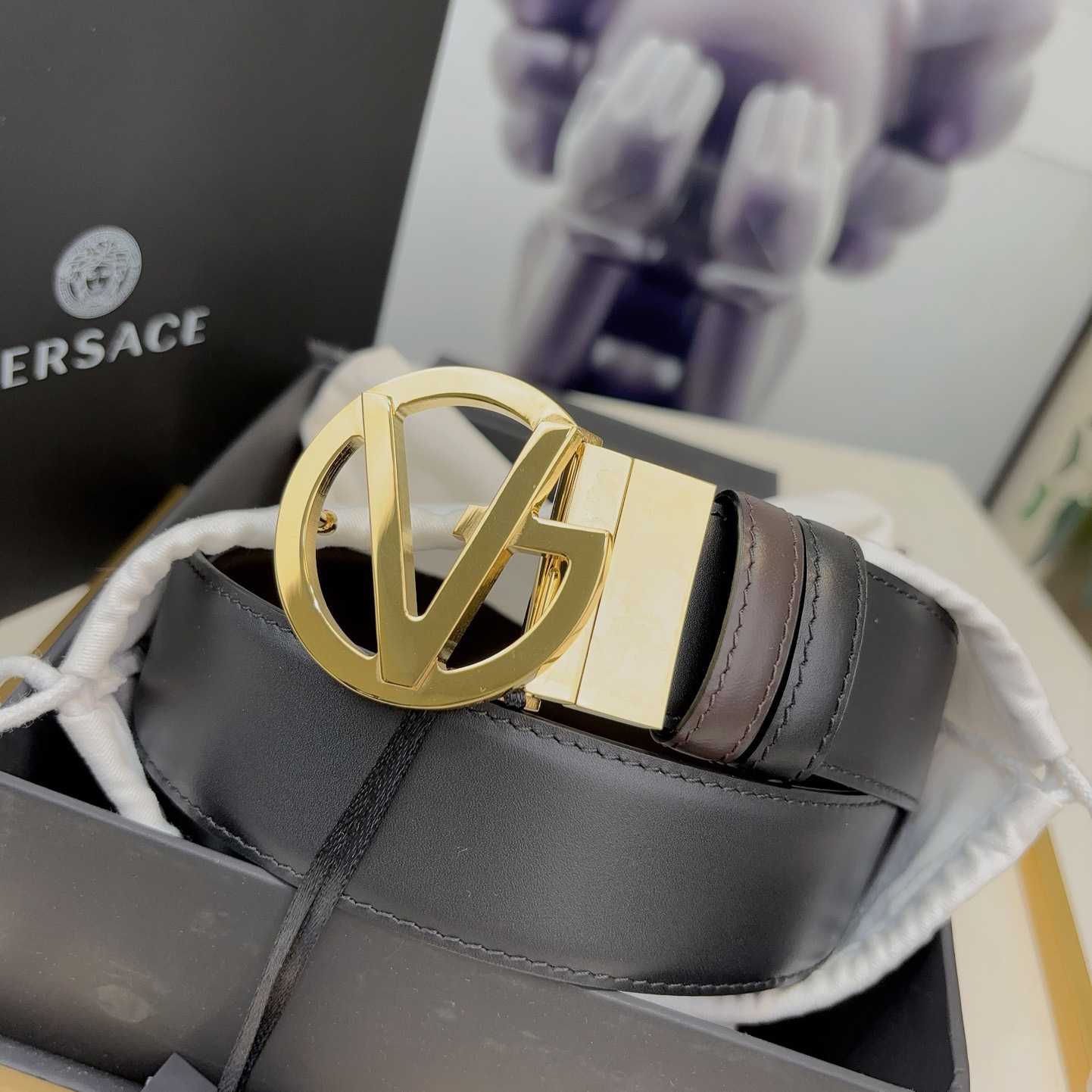 Versace Leather Belt   40mm - EUR FASHION