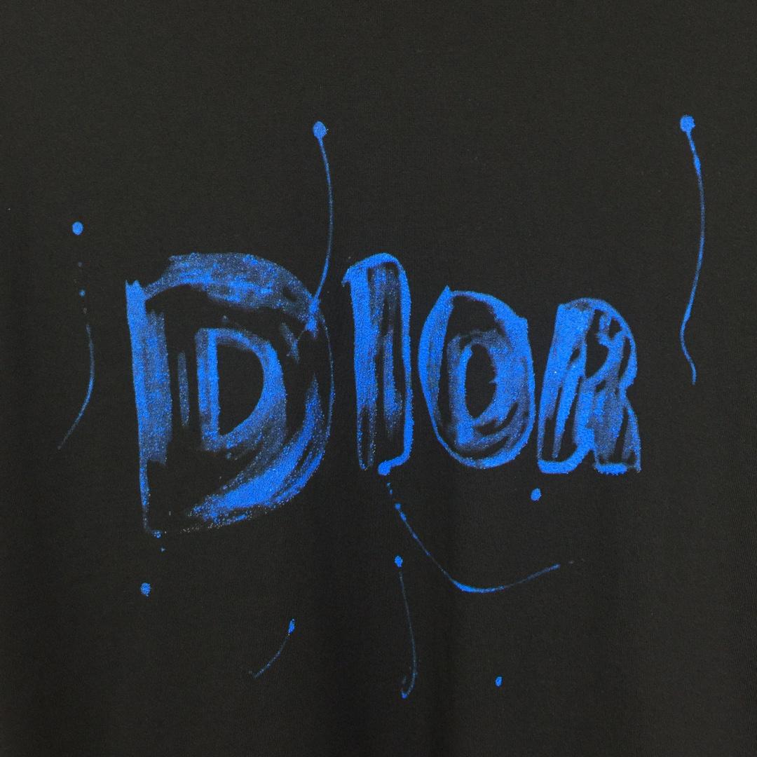 Dior Logo Cotton T-Shirt  - EUR FASHION
