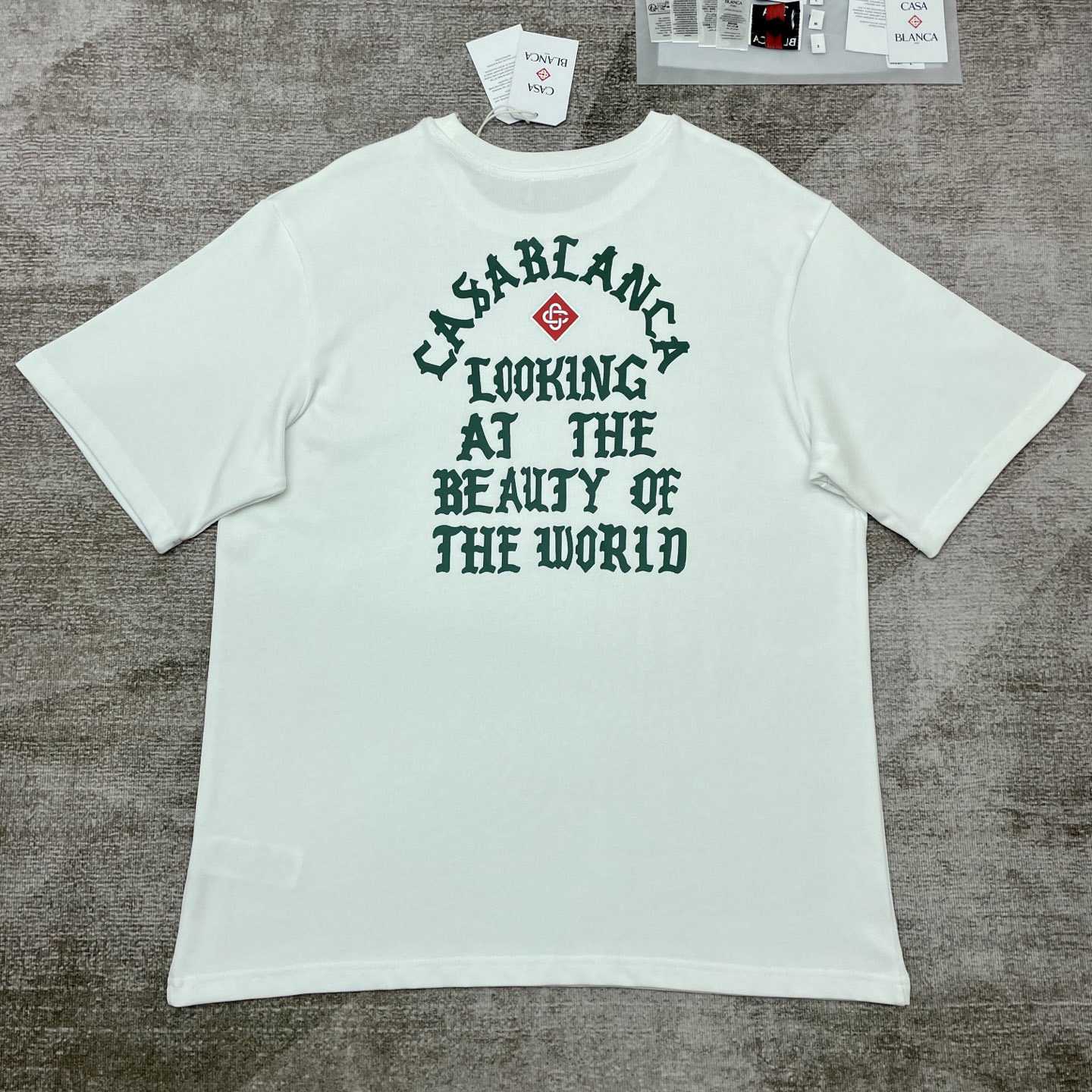 Casablanca Looking at The Beauty Of The World T-Shirt     C962 - EUR FASHION