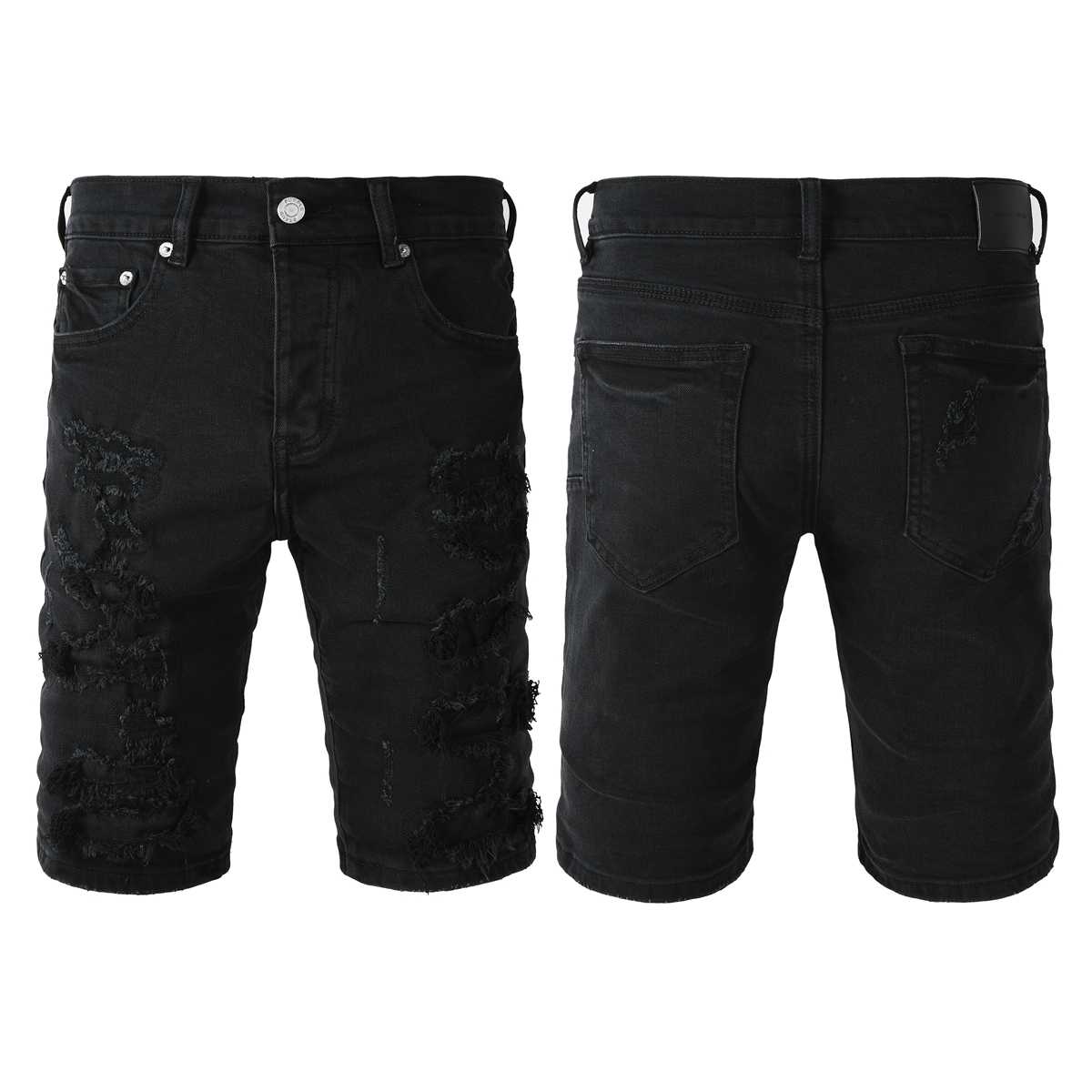 Purple-Brand Denim Shorts    5108 - EUR FASHION