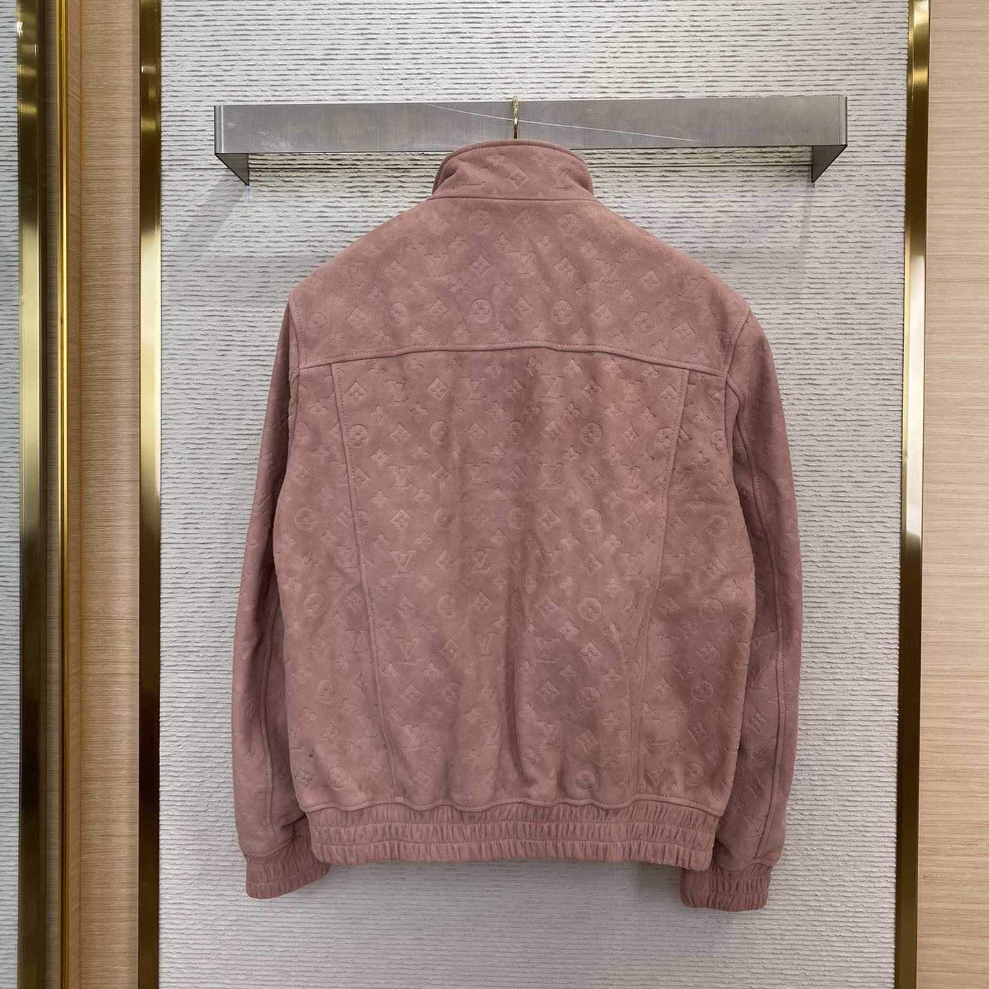 Louis Vuitton Monogram Debossed Leather Tracksuit Jacket   1AHBU4 - EUR FASHION