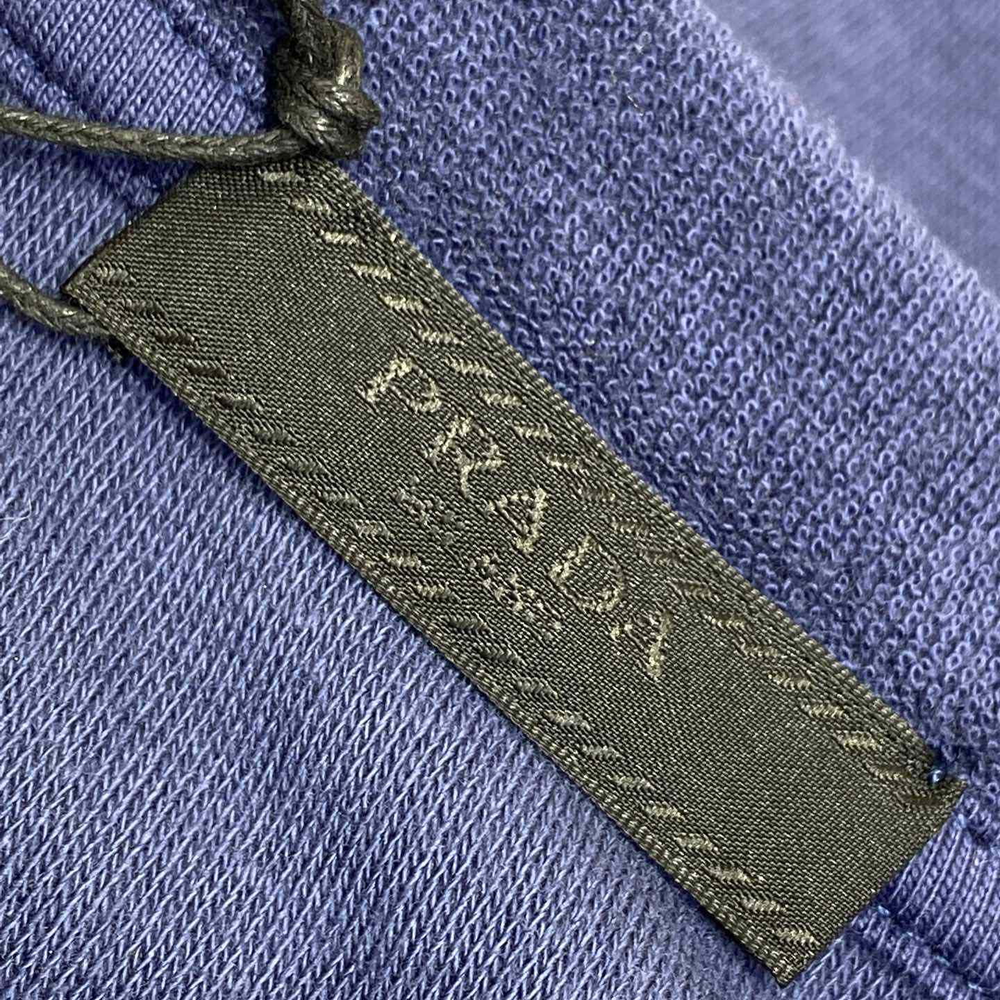 Prada Triangle-logo Terry T-shirt - EUR FASHION