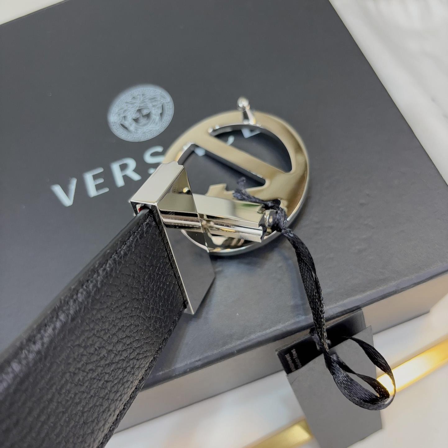 Versace Leather Belt   40mm - EUR FASHION