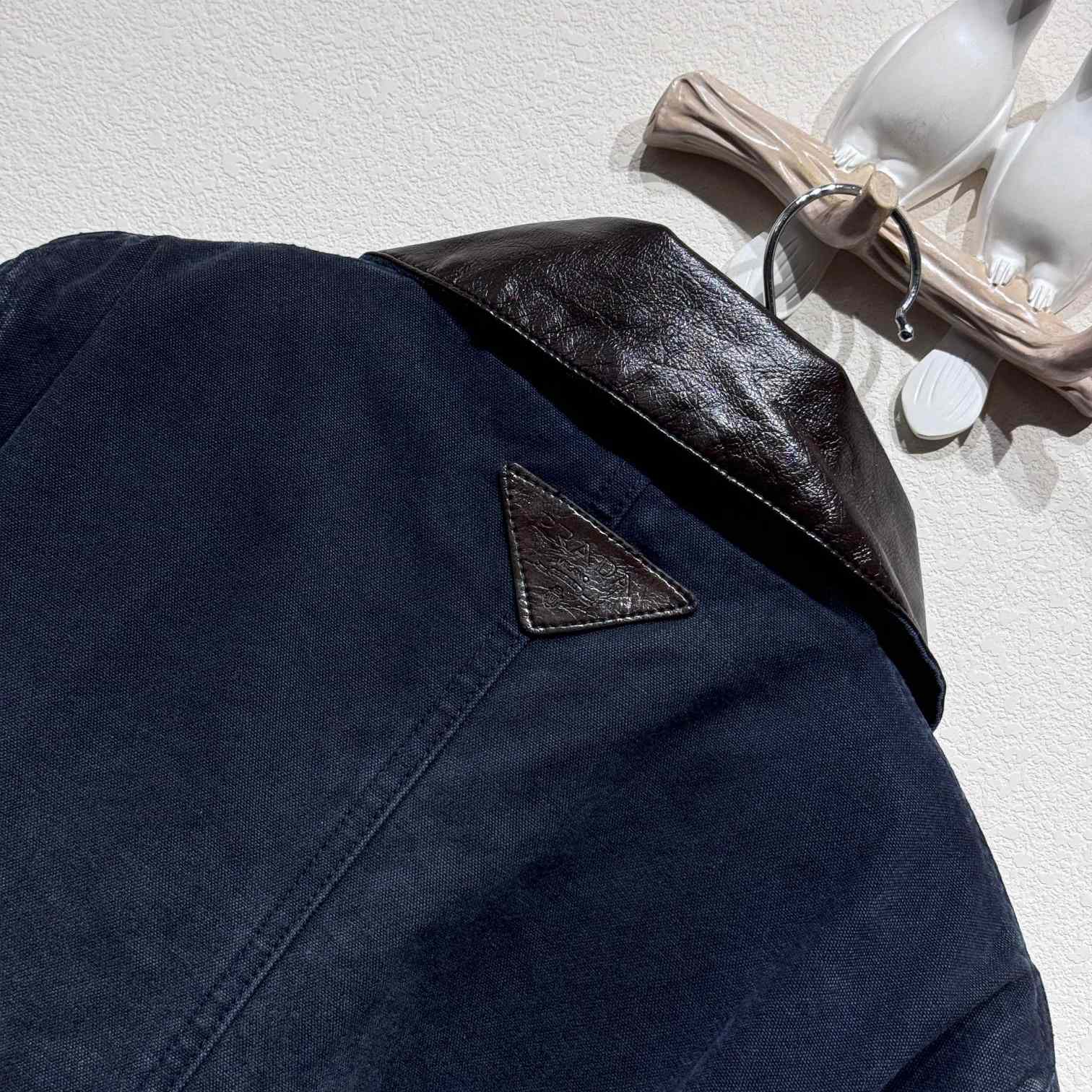 Prada Distressed Canvas Jacket - EUR FASHION