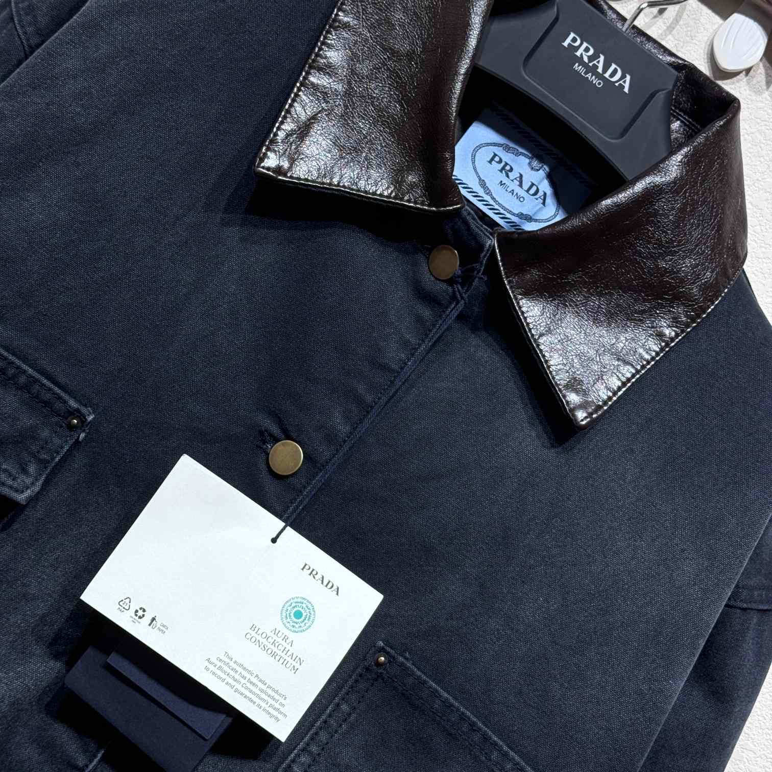 Prada Distressed Canvas Jacket - EUR FASHION