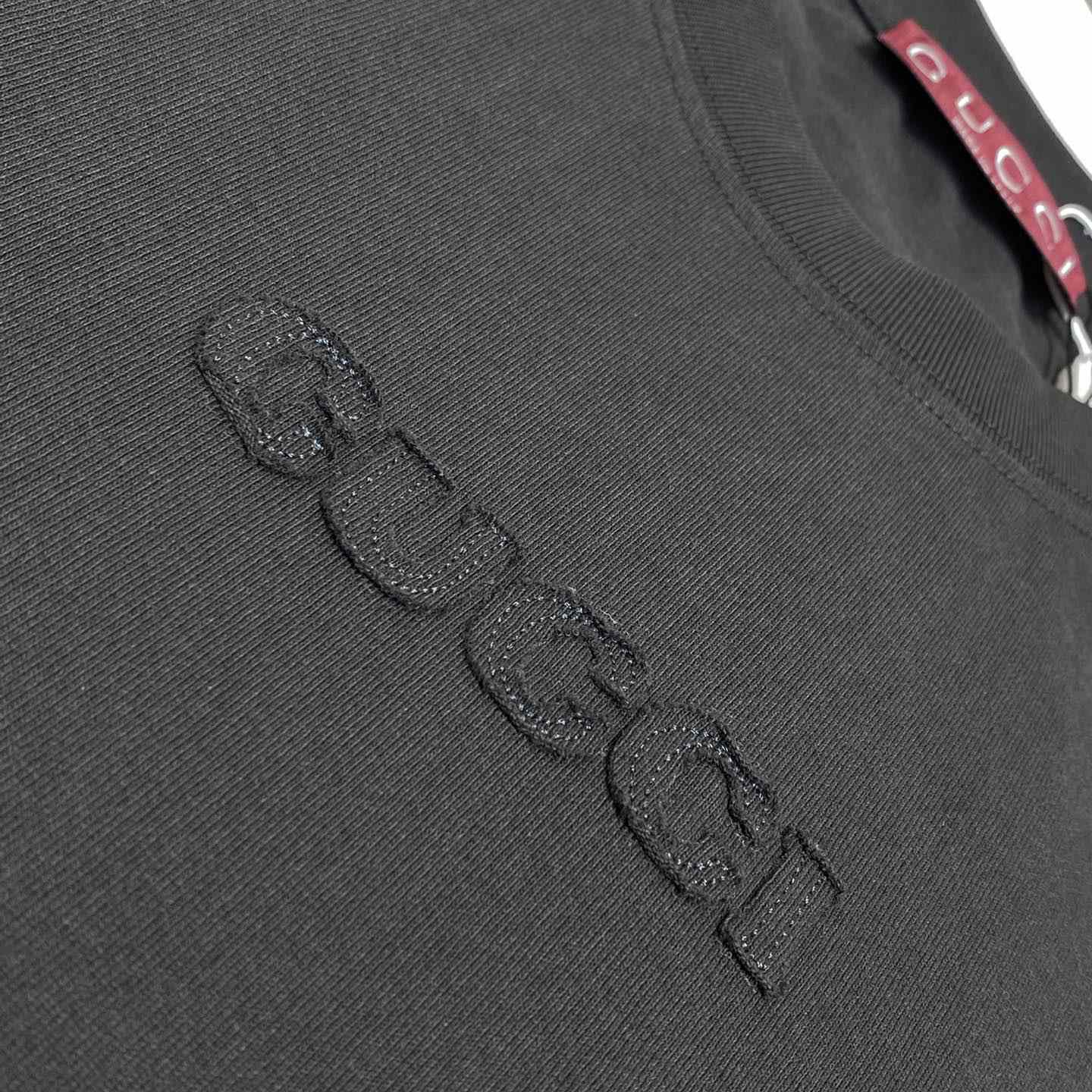 Gucci Embroidered Cotton Jersey T-shirt  - EUR FASHION