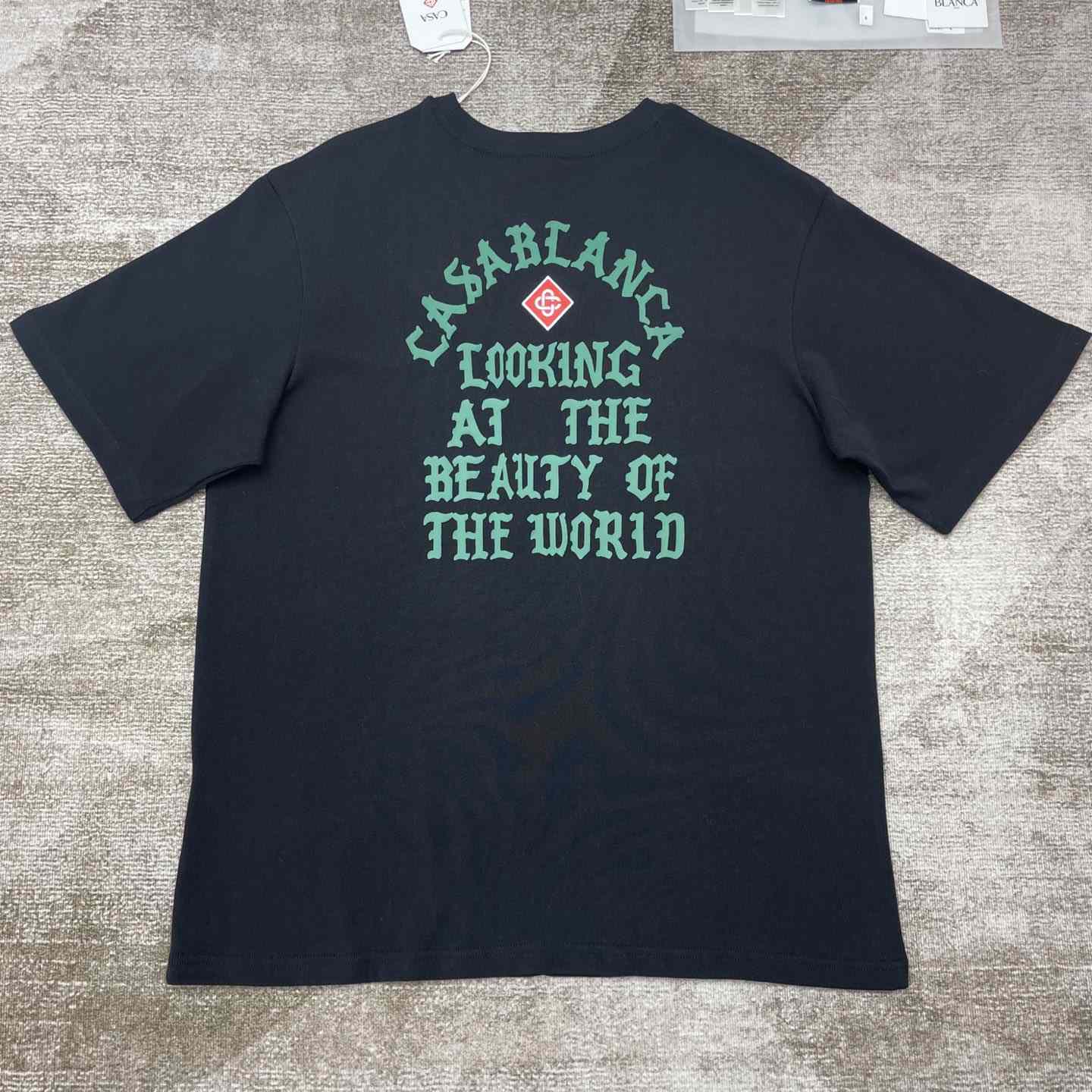 Casablanca Looking at The Beauty Of The World T-Shirt     C967 - EUR FASHION