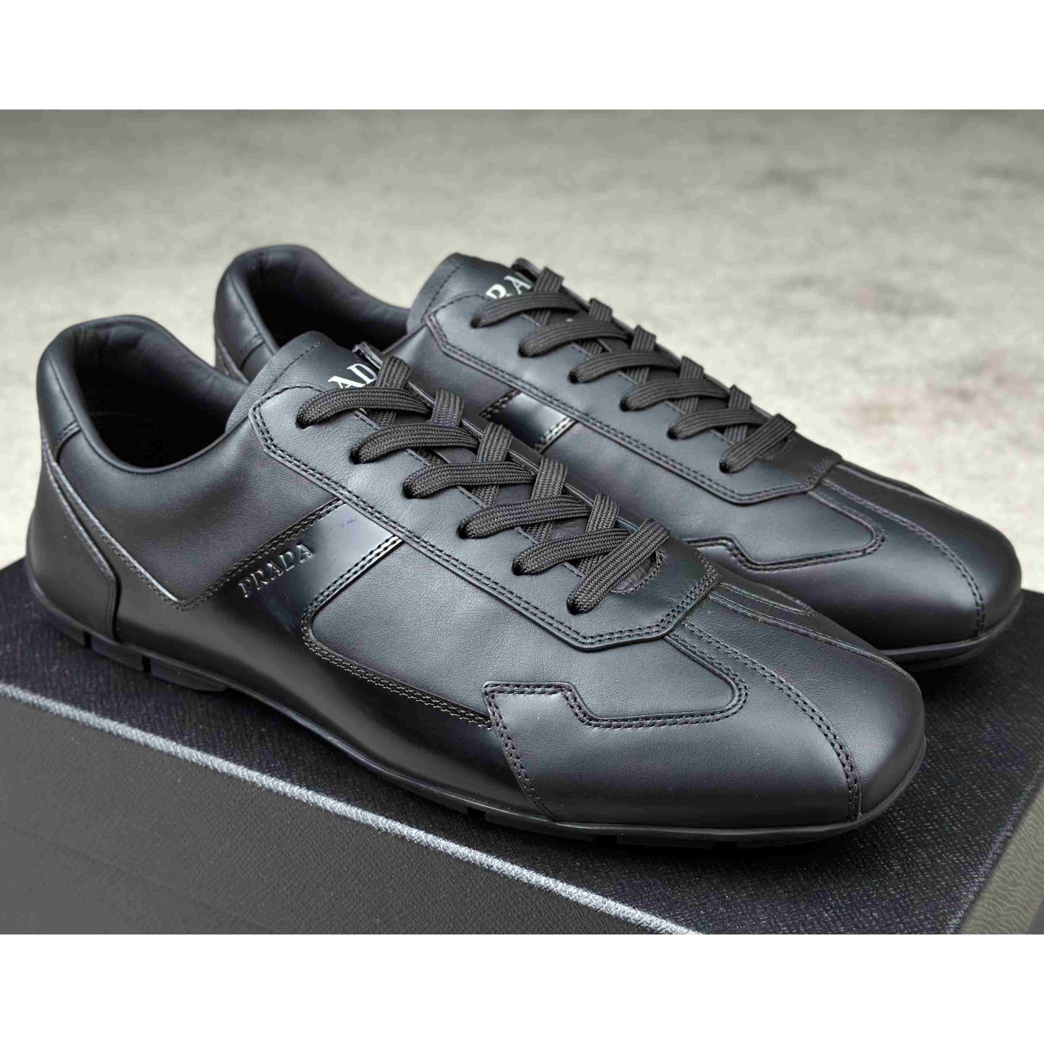 Prada Leather Male Sneaker - EUR FASHION