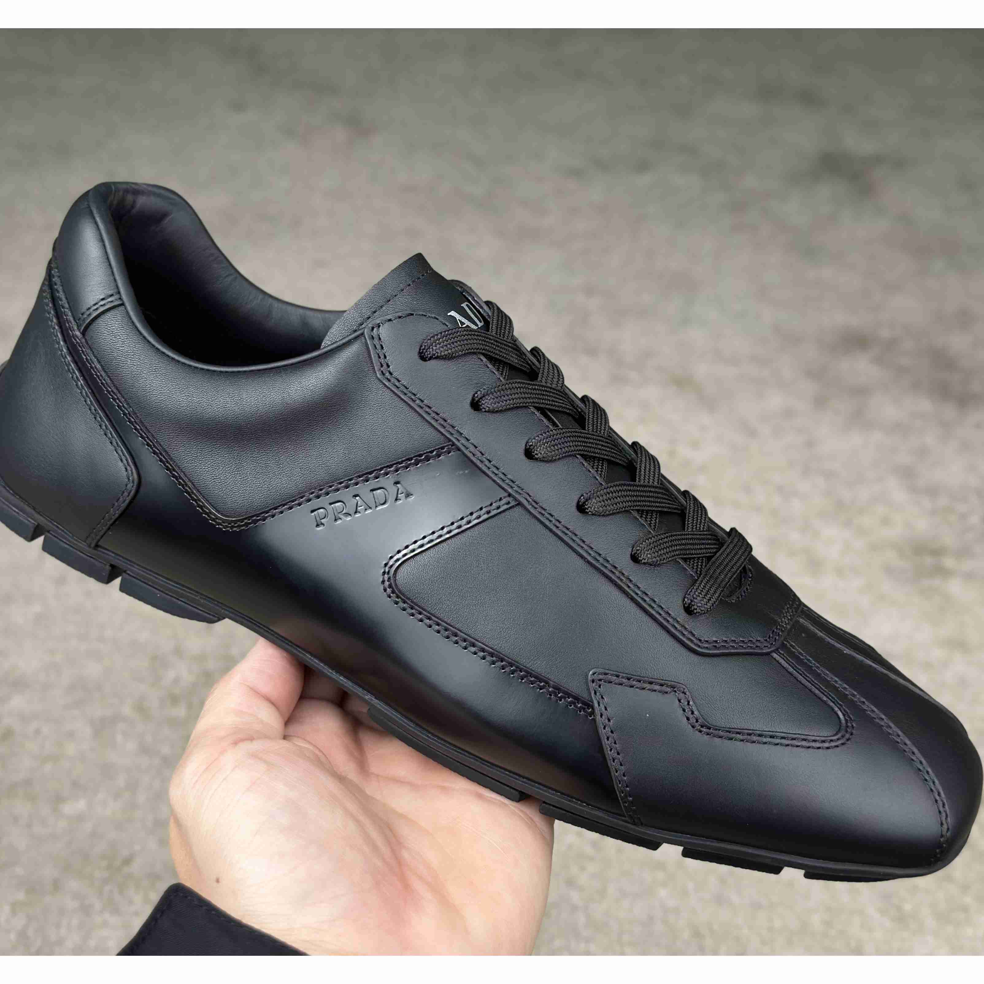 Prada Leather Male Sneaker - EUR FASHION