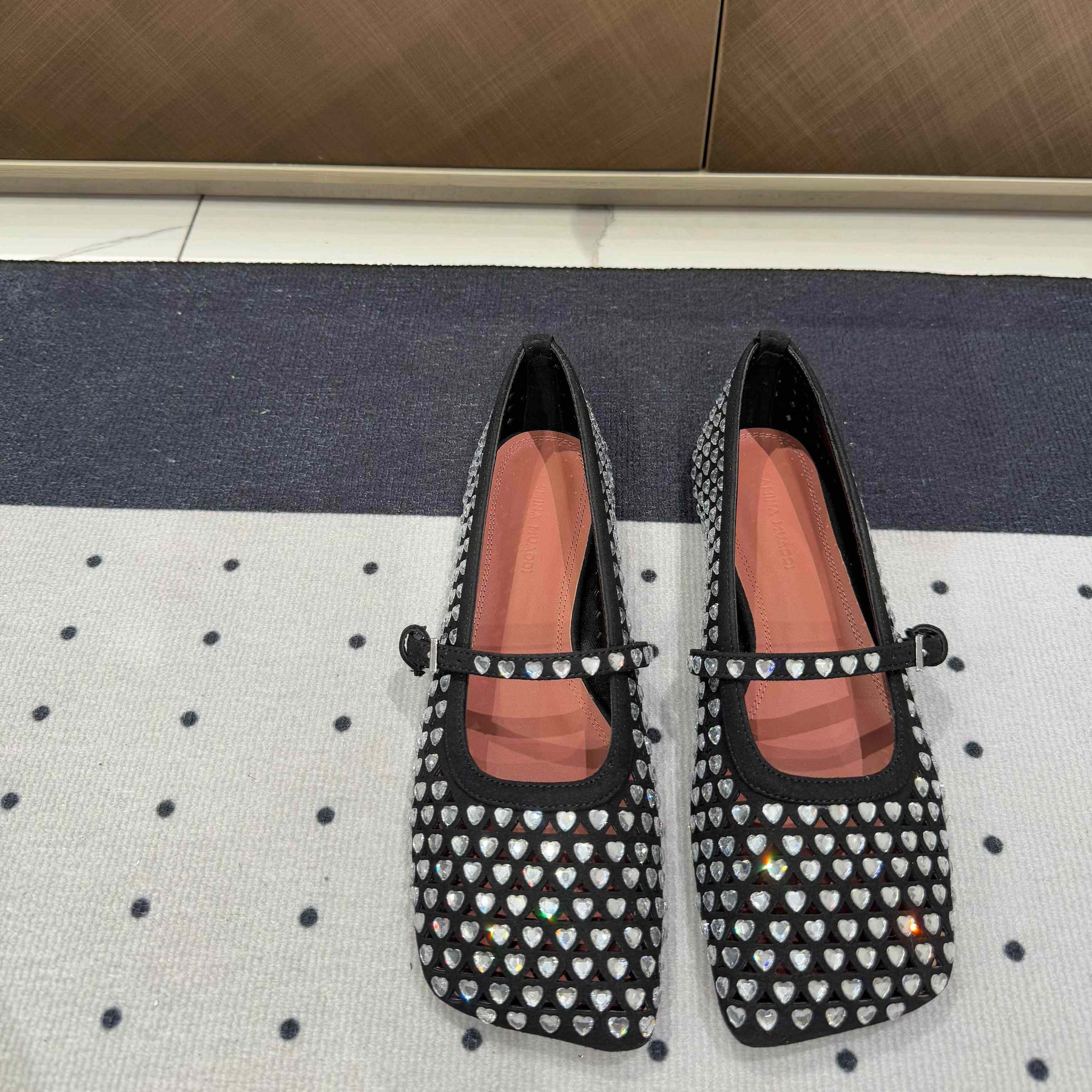 Amina Muaddi Ane Ballerina Shoes - EUR FASHION