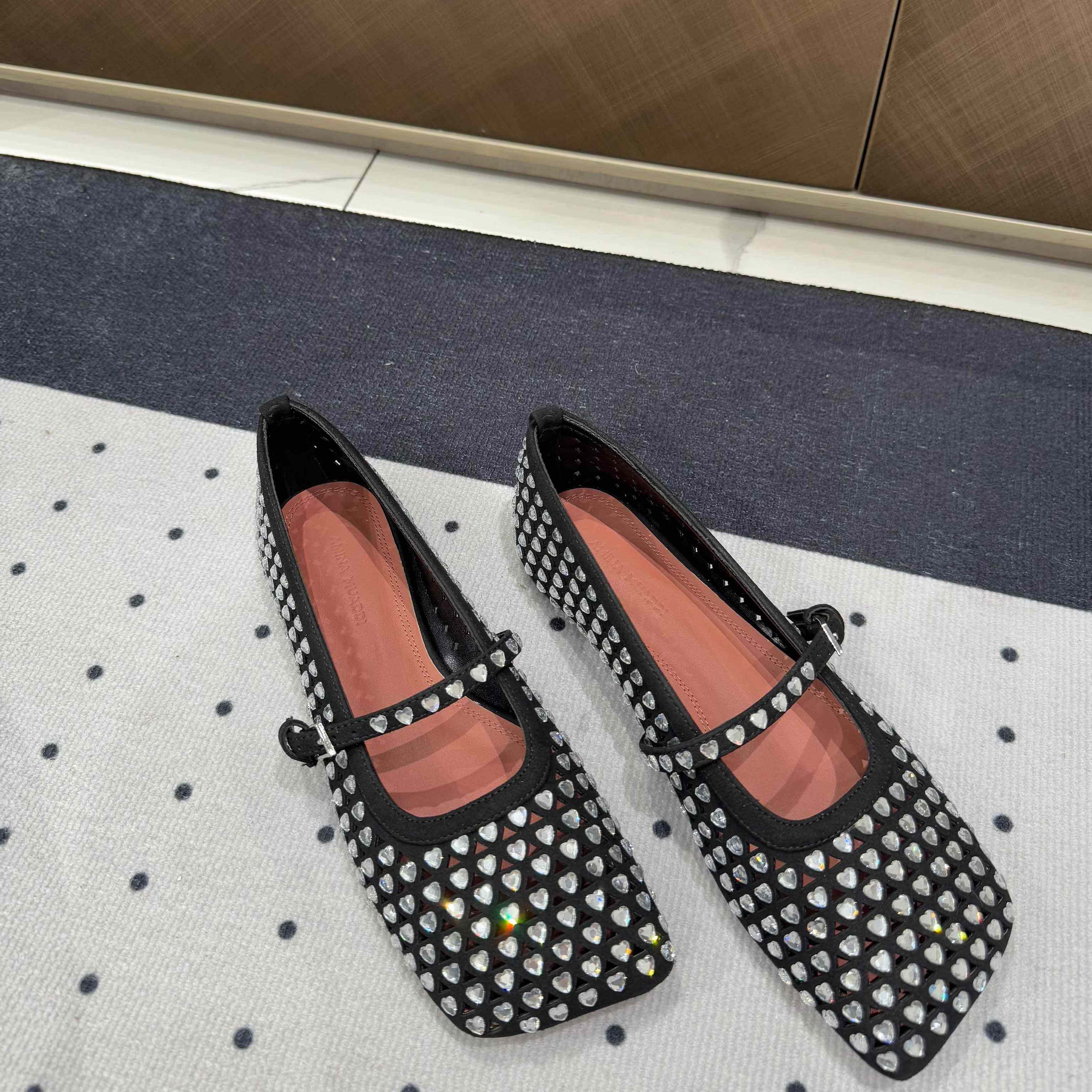 Amina Muaddi Ane Ballerina Shoes - EUR FASHION