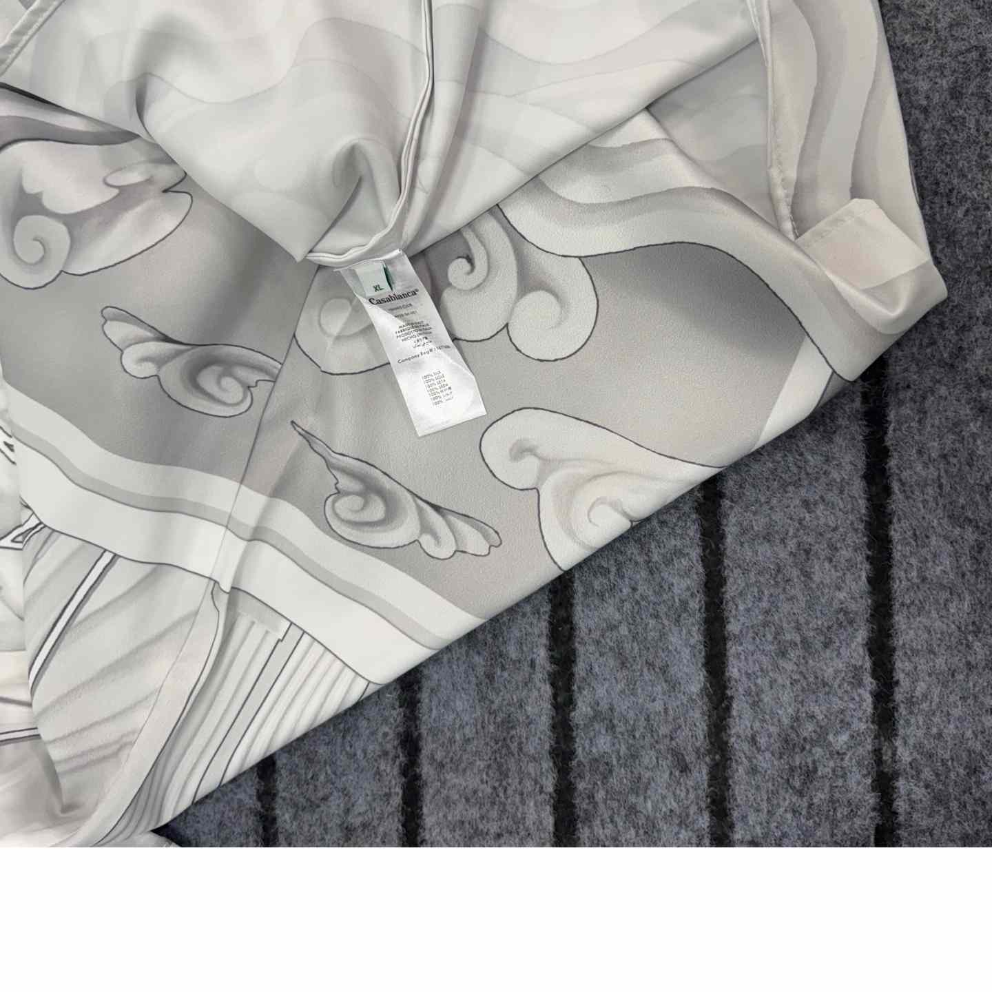 Casablanca Sacred Stone Silk Shirt - EUR FASHION