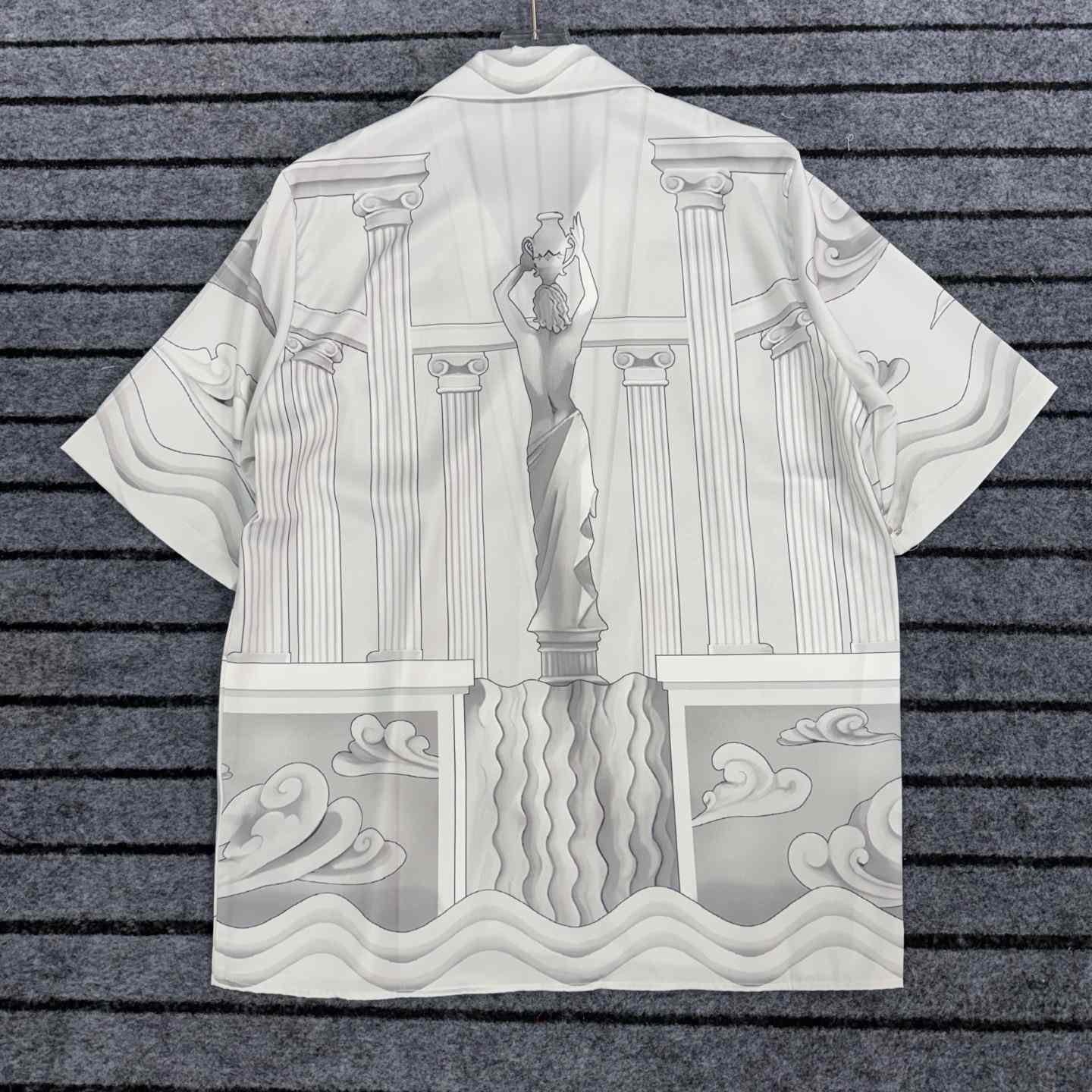 Casablanca Sacred Stone Silk Shirt - EUR FASHION