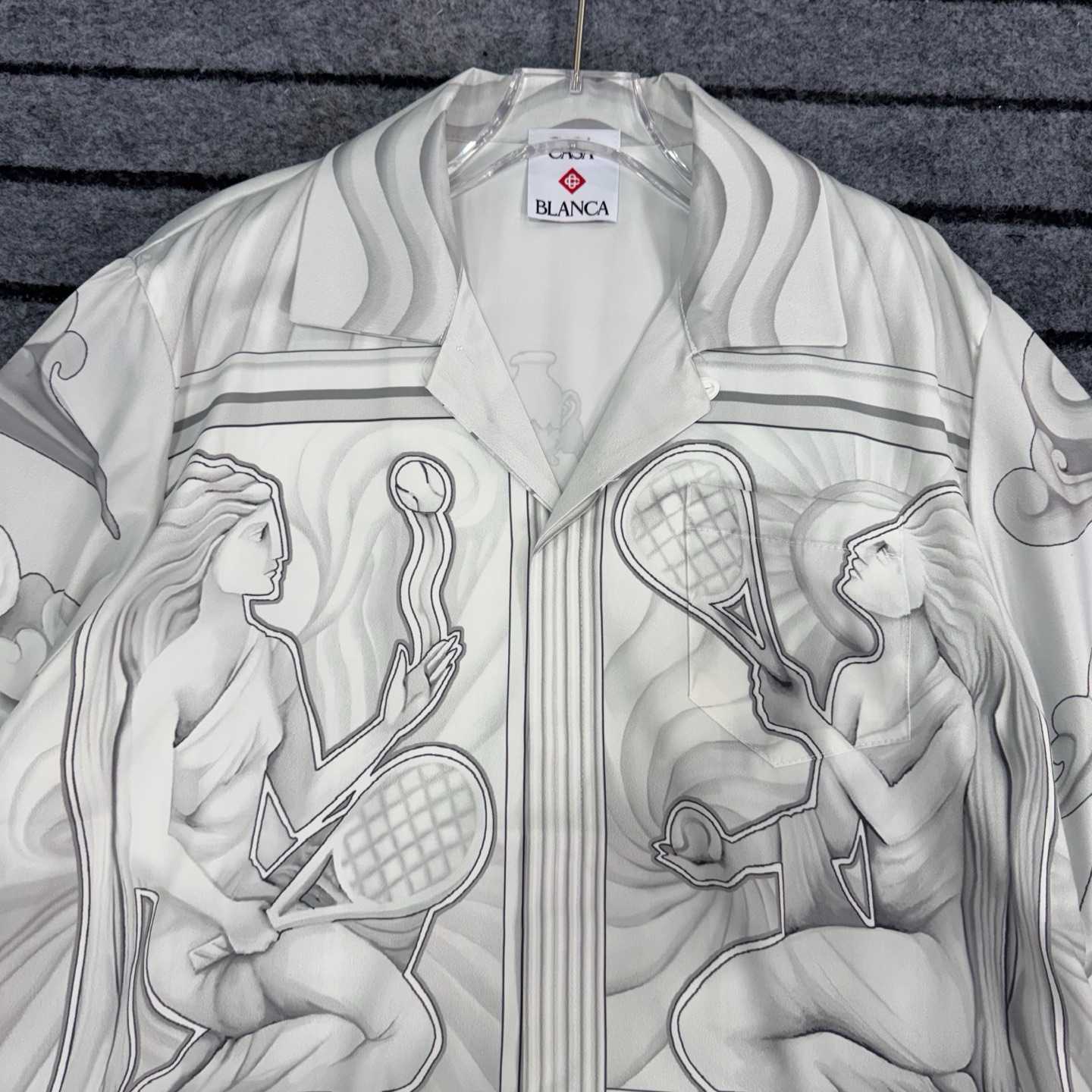 Casablanca Sacred Stone Silk Shirt - EUR FASHION