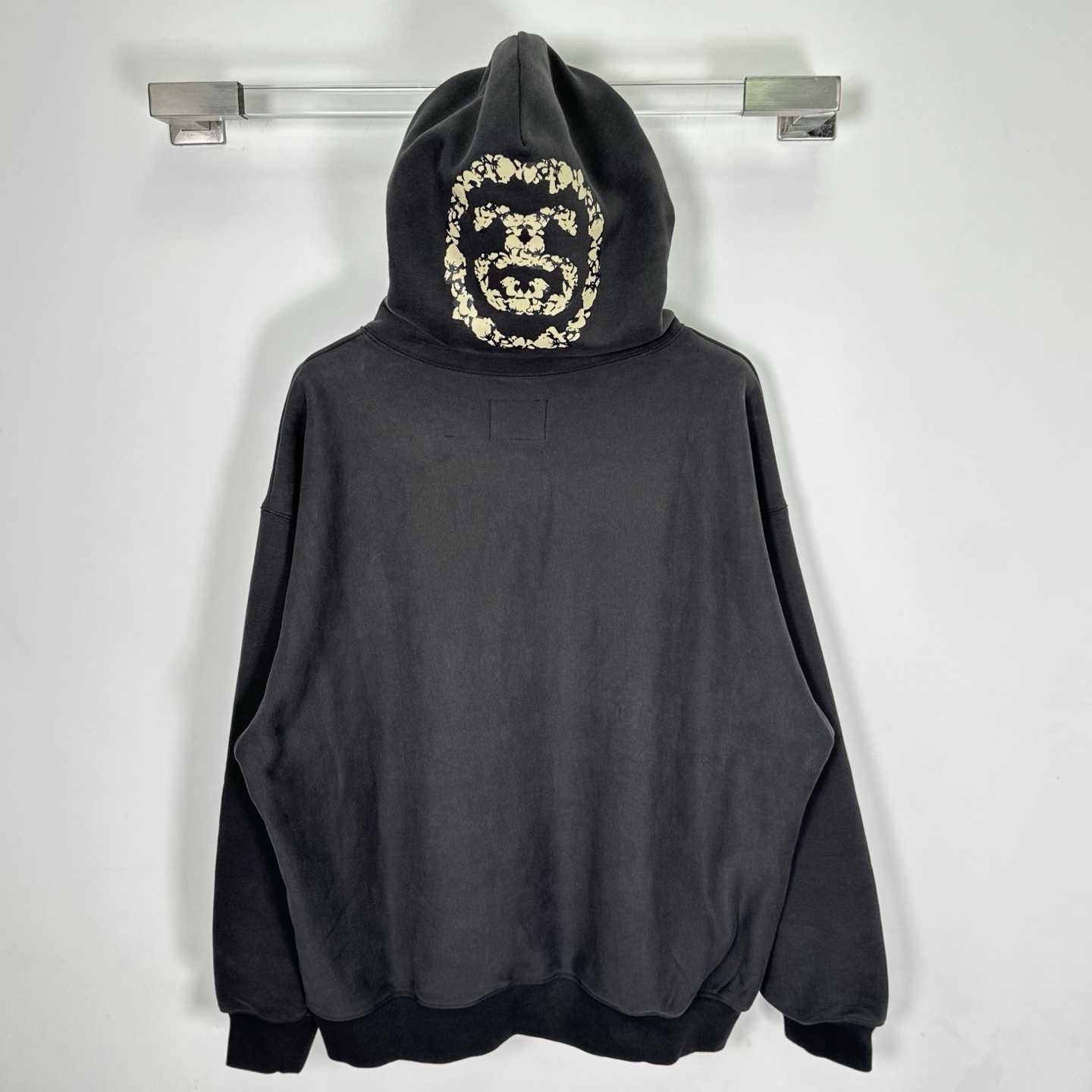Denim Tears x Stussy Never Renege Hoodie Black - EUR FASHION