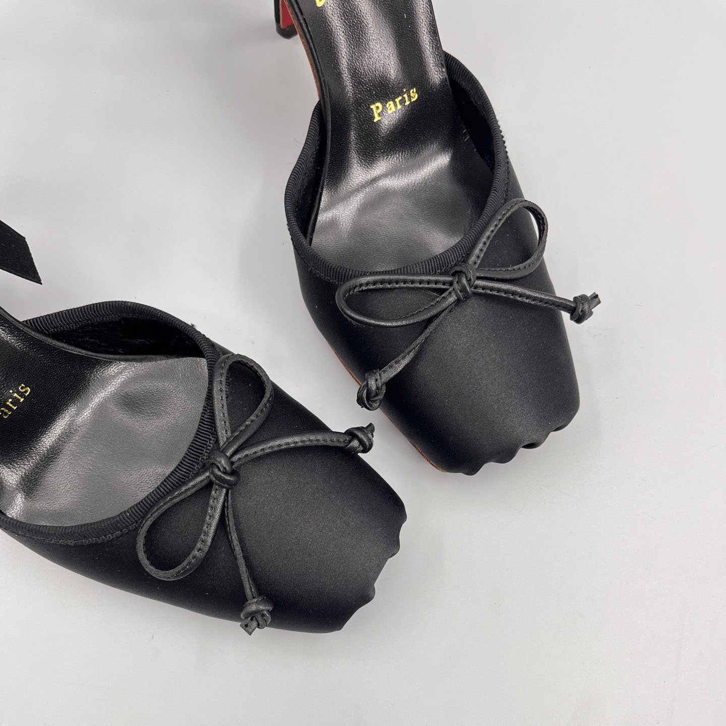 Christian Louboutin Cassia Lace-Up Slingback Pumps - EUR FASHION