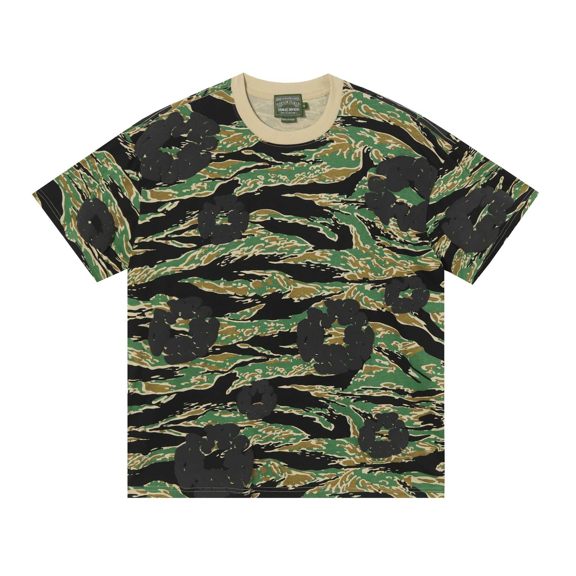 Denim Tears Camo Cotton T-shirt  - EUR FASHION
