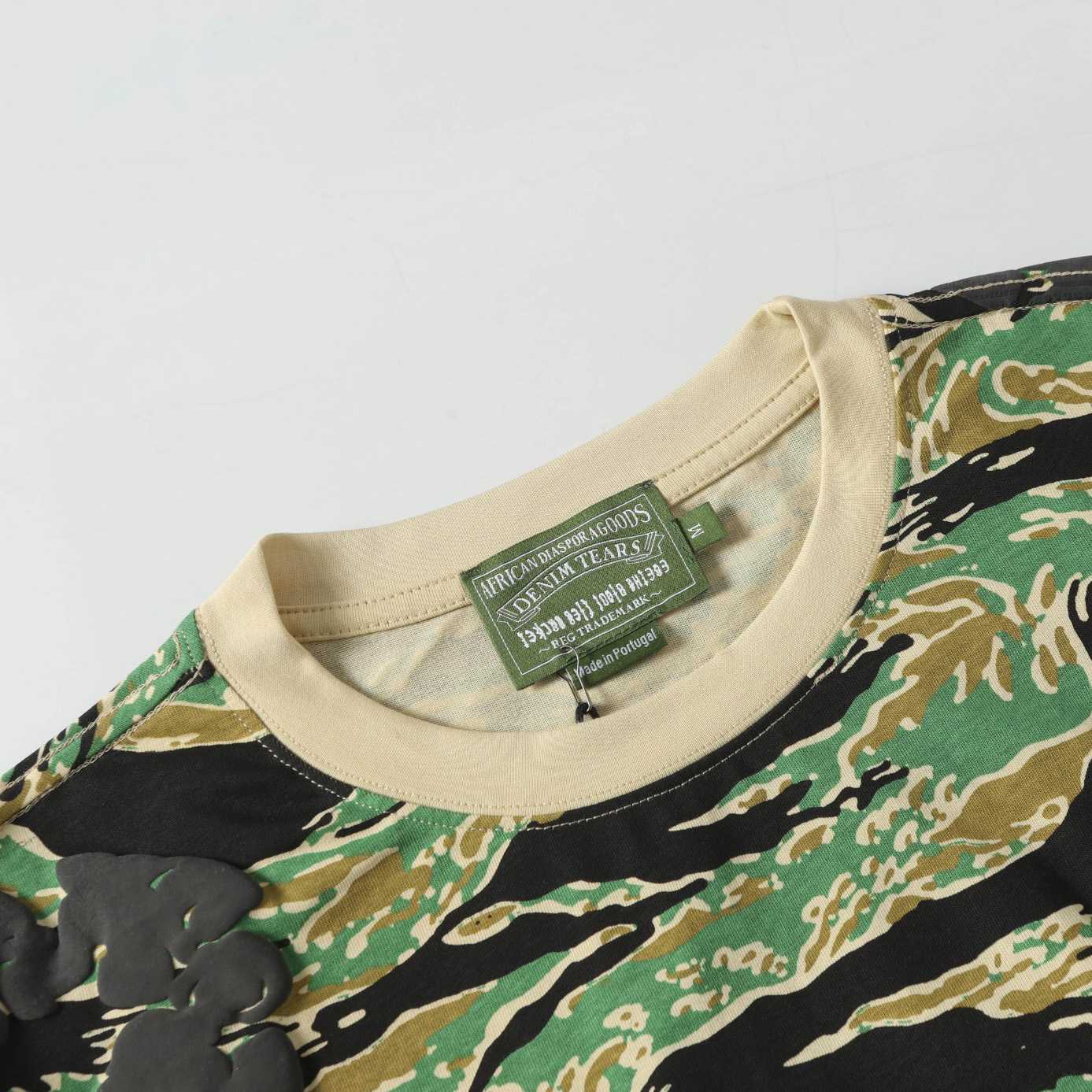 Denim Tears Camo Cotton T-shirt  - EUR FASHION