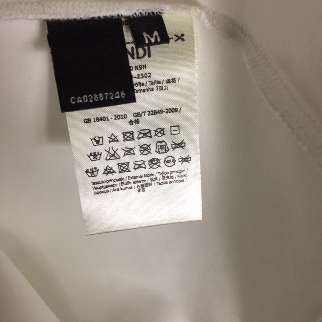 Fendi Cotton Jersey T-shirt With Embroidery - EUR FASHION